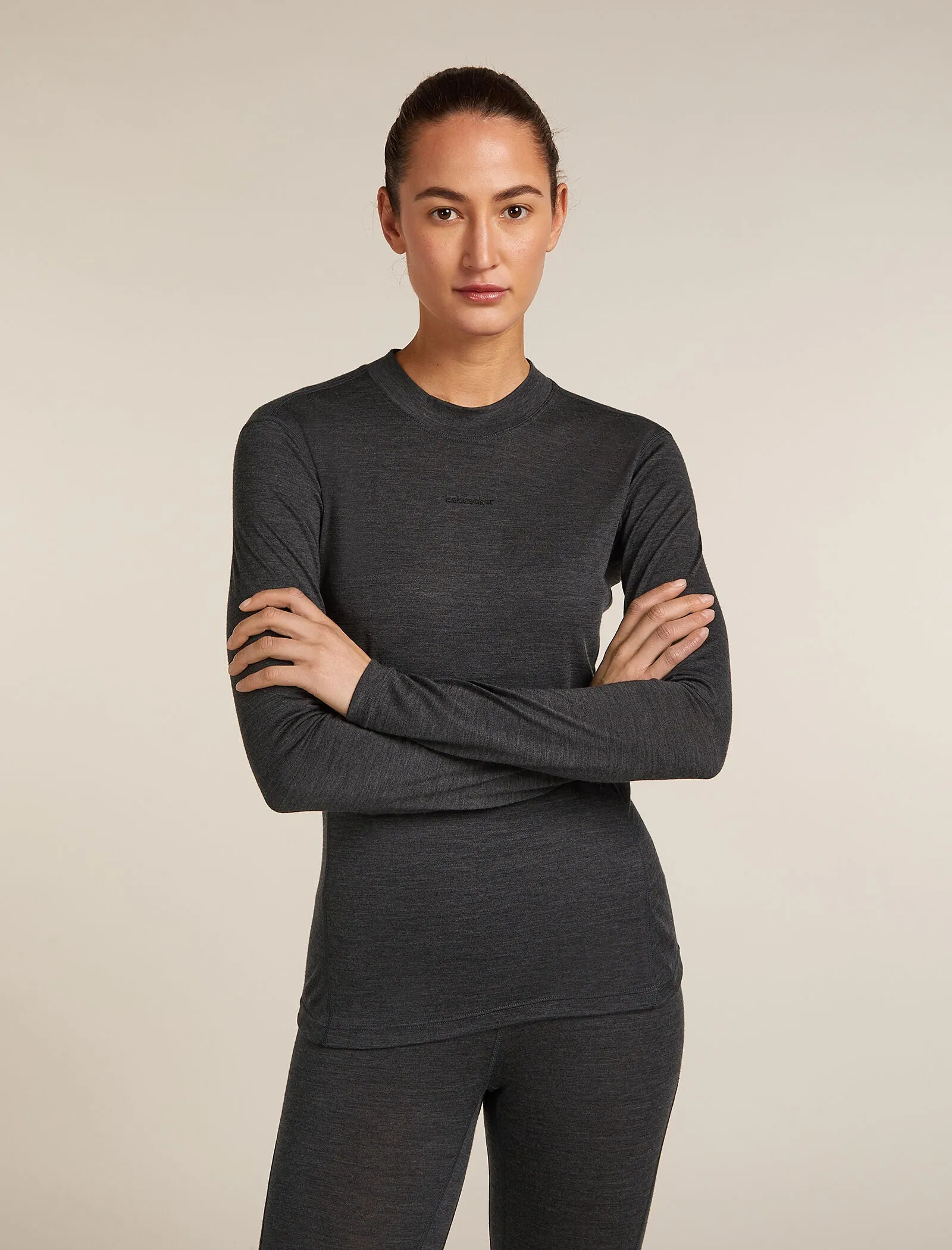 Women's 200 MerinoFine™ Ace Long Sleeve Mock Neck Thermal Top sold by Icebreaker