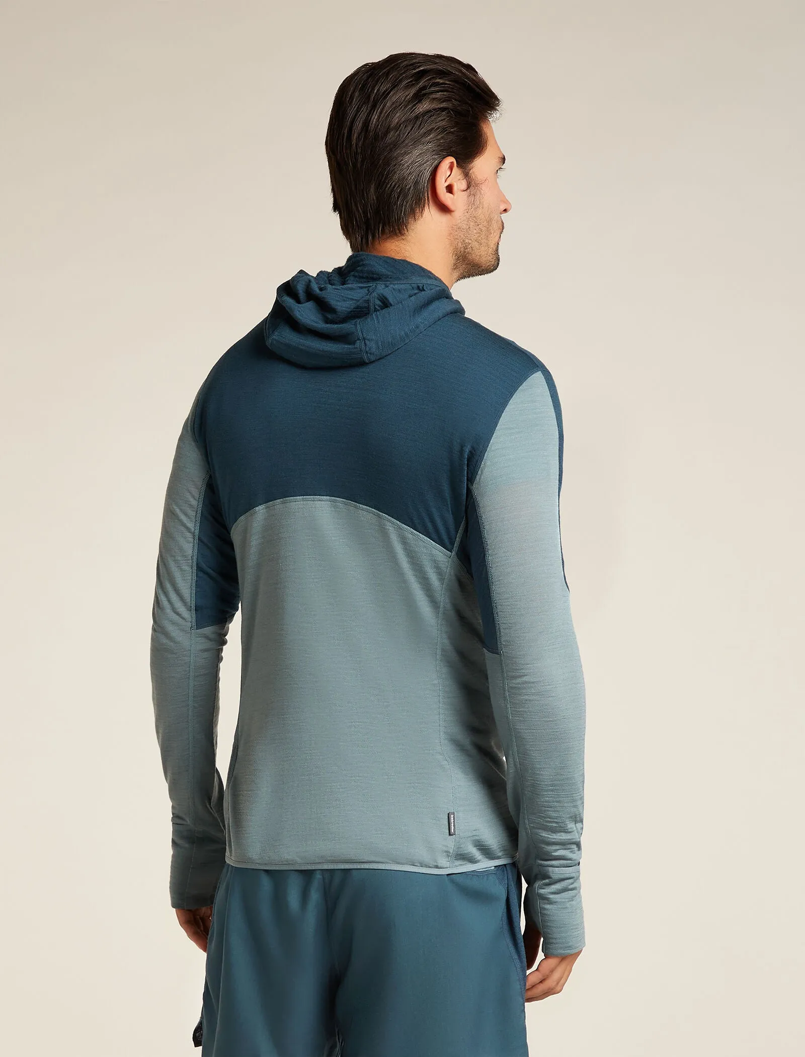 Men's Merino Blend 200 Realfleece™ Descender Long Sleeve Zip Hoodie sold by Icebreaker product image thumbnail 2