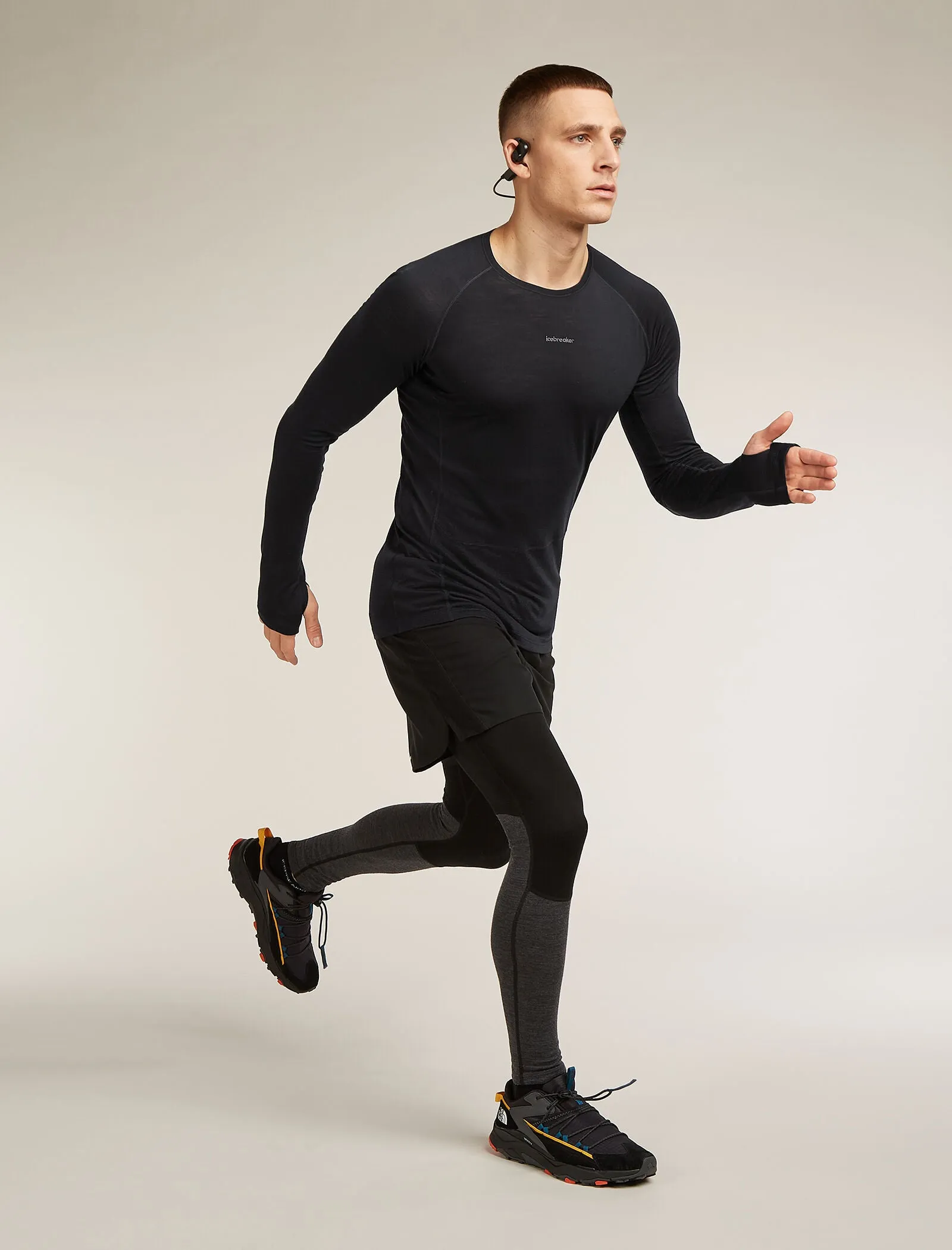 Men's Merino Blend 125 ZoneKnit™ Long Sleeve Crewe Thermal Top sold by Icebreaker product image thumbnail 4