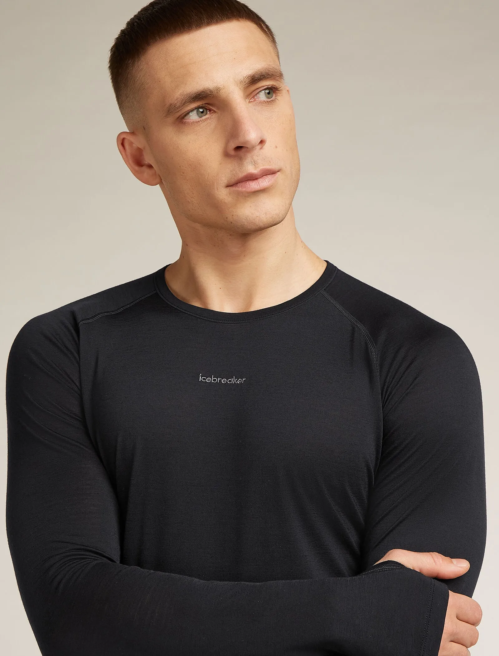 Men's Merino Blend 125 ZoneKnit™ Long Sleeve Crewe Thermal Top sold by Icebreaker product image thumbnail 5
