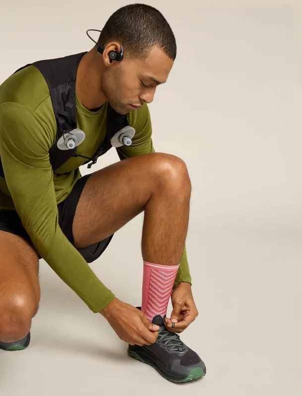 Men's Merino Blend Run+ Ultralight Crew Socks sold by Icebreaker