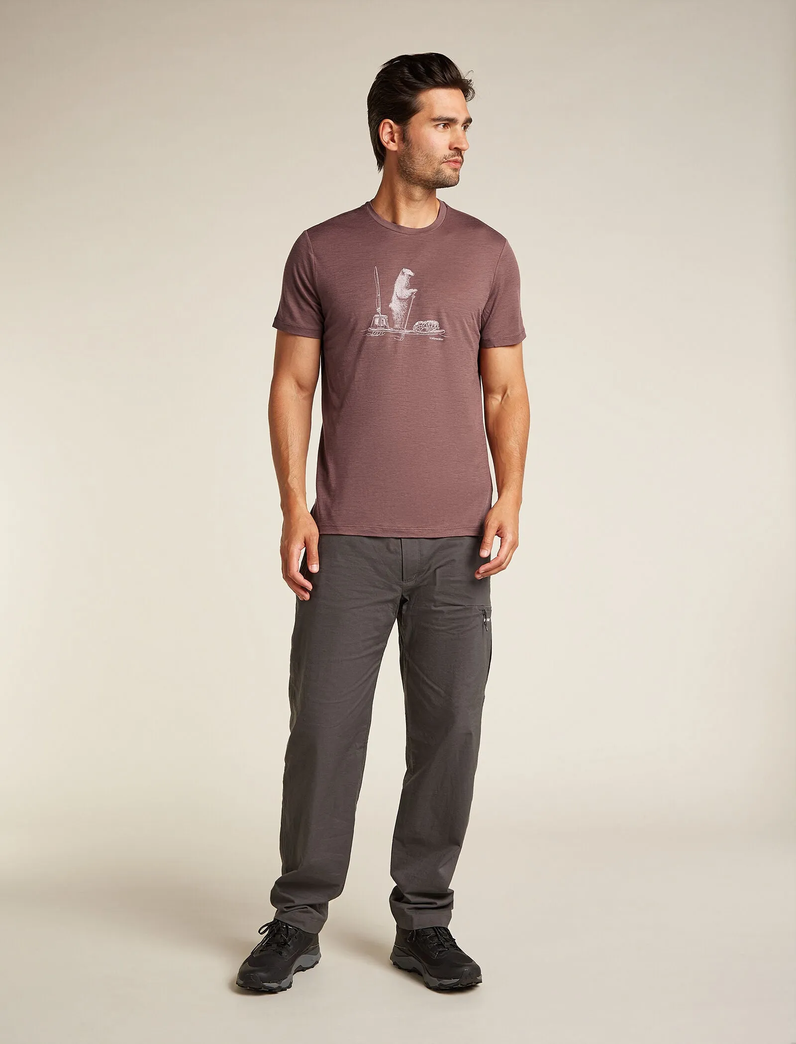 Men's Merino 150 Tech Lite Short Sleeve T-Shirt Polar Paddle sold by Icebreaker product image thumbnail 3