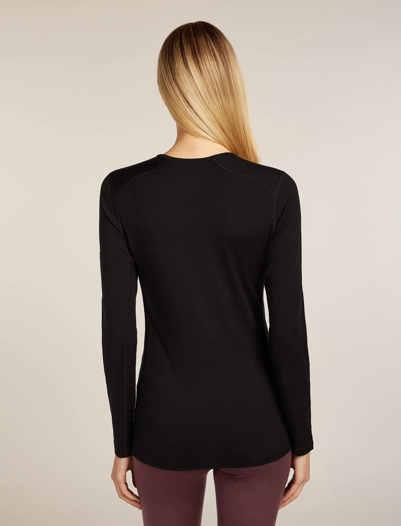 Women's Merino 200 Oasis Long Sleeve Crewe Thermal Top Rainer Ridge sold by Icebreaker product image thumbnail 2