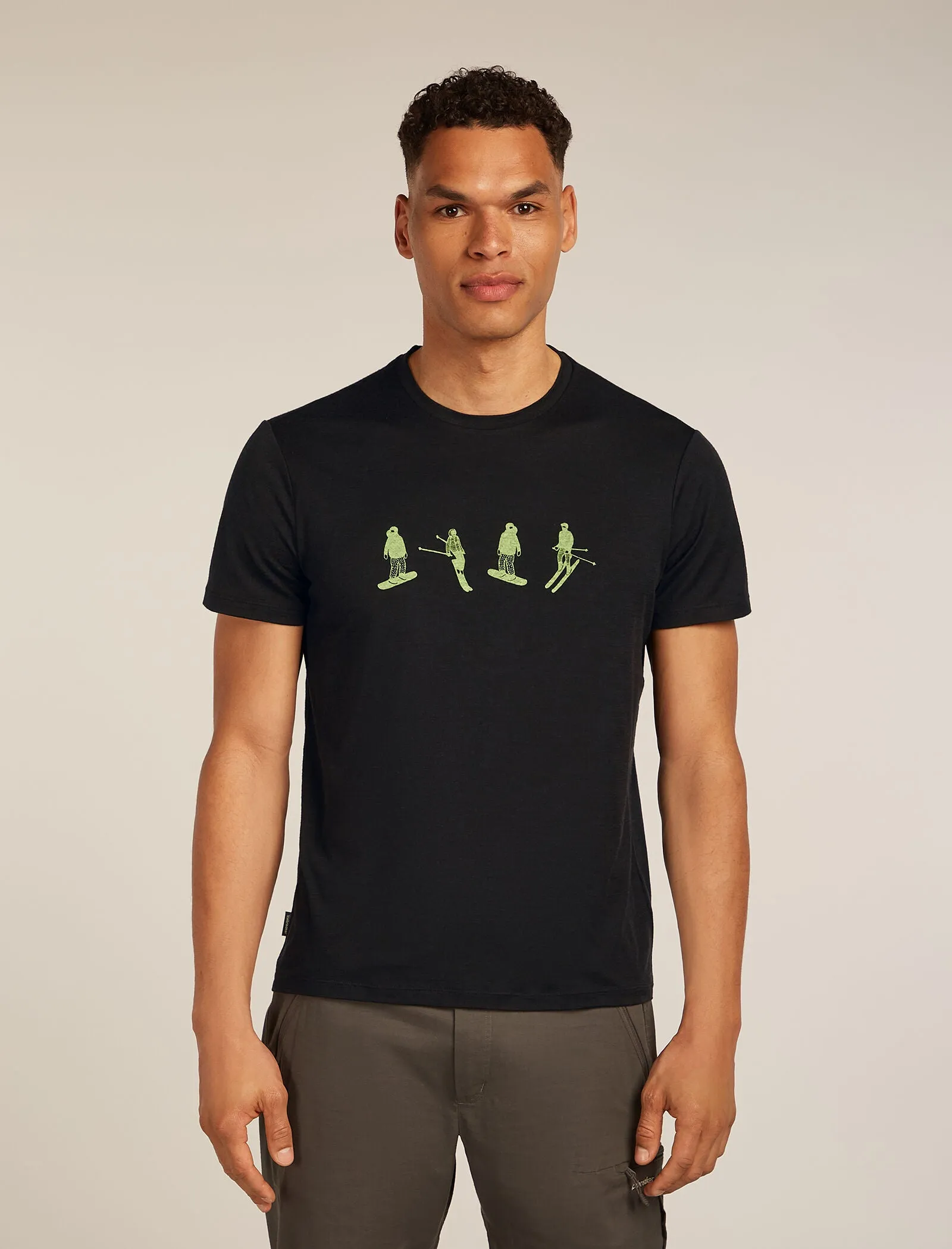 Men's Merino 150 Tech Lite Short Sleeve T-Shirt Snow Day sold by Icebreaker