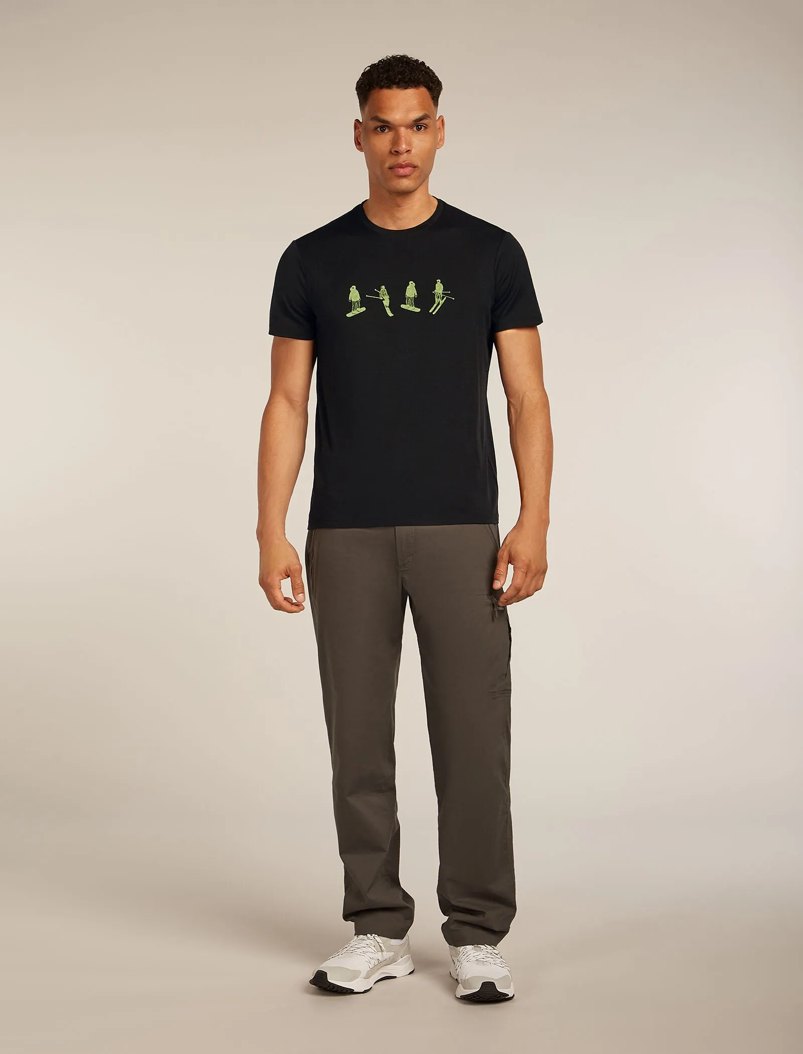 Men's Merino 150 Tech Lite Short Sleeve T-Shirt Snow Day sold by Icebreaker product image thumbnail 3