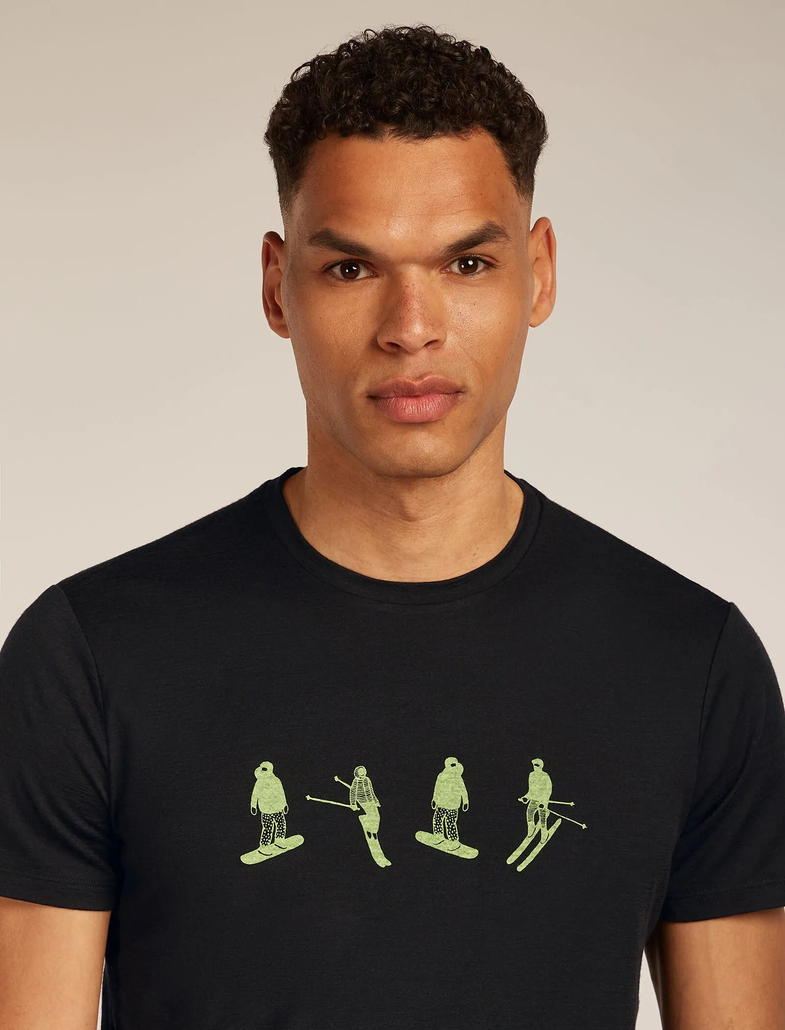 Men's Merino 150 Tech Lite Short Sleeve T-Shirt Snow Day sold by Icebreaker product image thumbnail 4