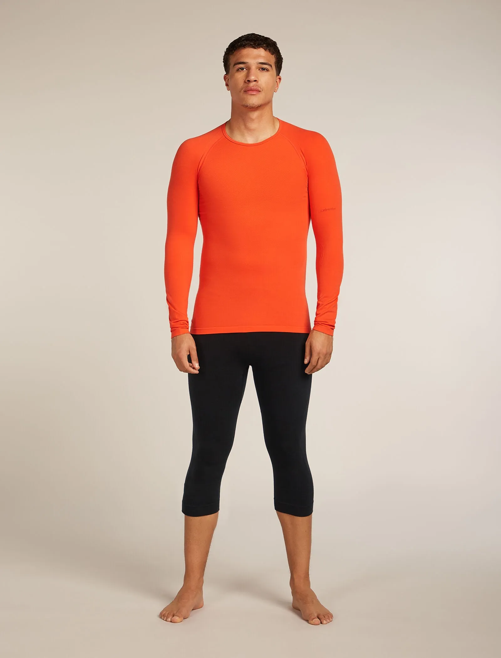 Men's Merino Blend 260 ZoneKnit™ Seamless Long Sleeve Crewe Thermal Top sold by Icebreaker product image thumbnail 3