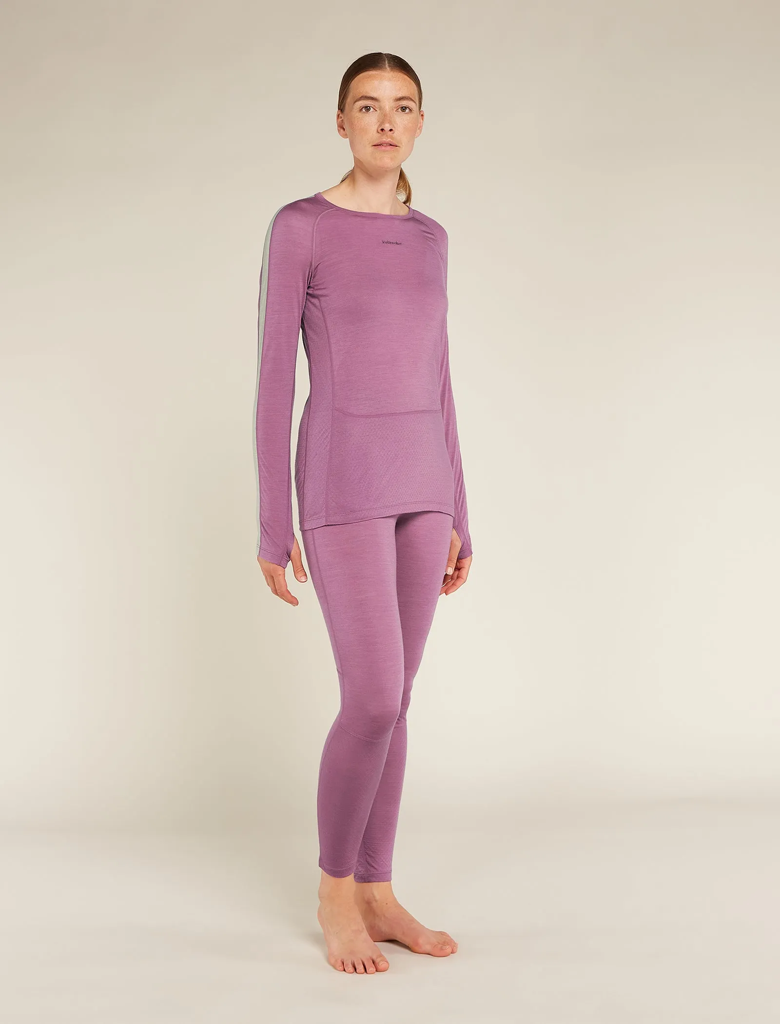 Women's 125 ZoneKnit™ Long Sleeve Crewe Thermal Top sold by Icebreaker product image thumbnail 4