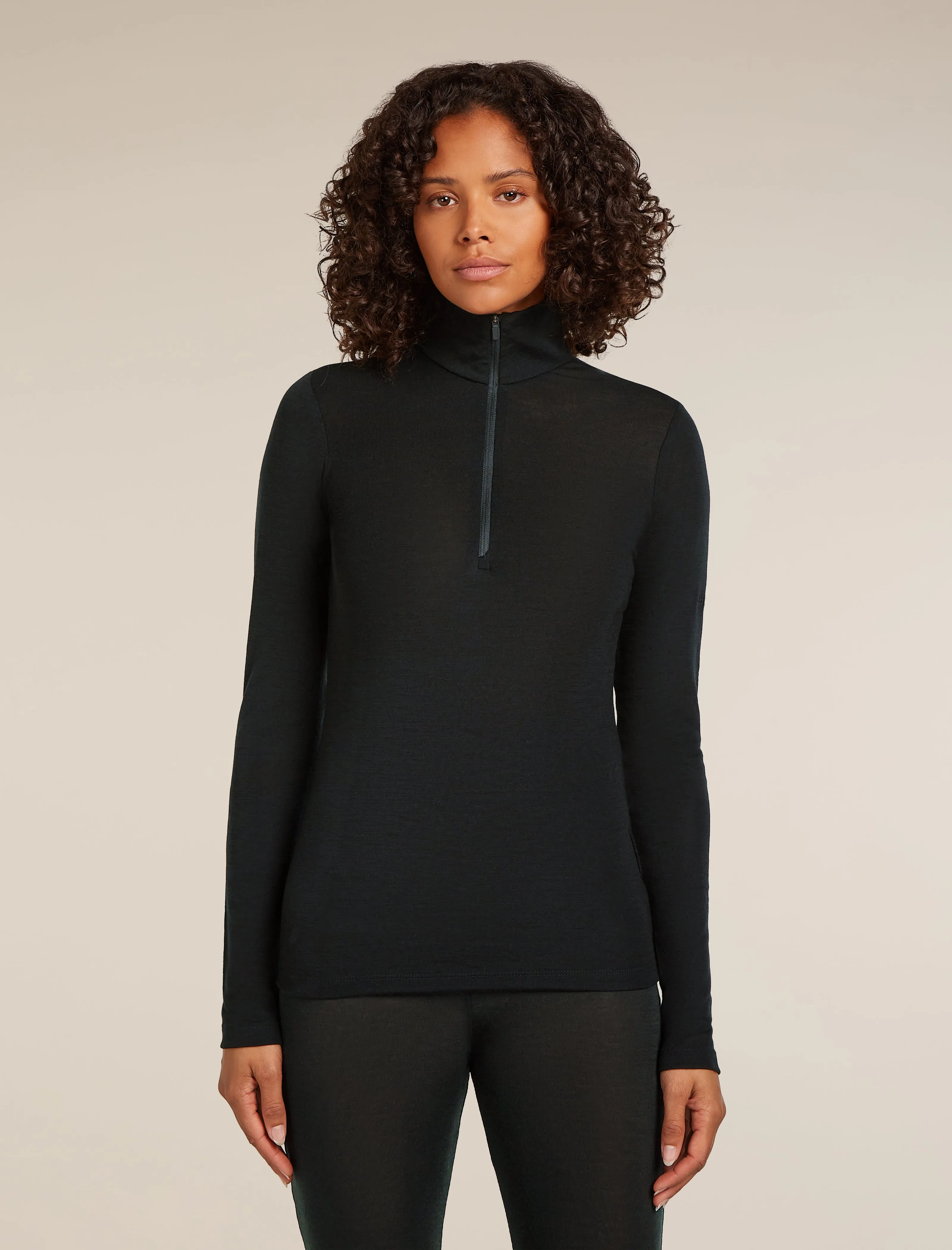 Women's Merino 175 Everyday Long Sleeve Half Zip Thermal Top sold by Icebreaker