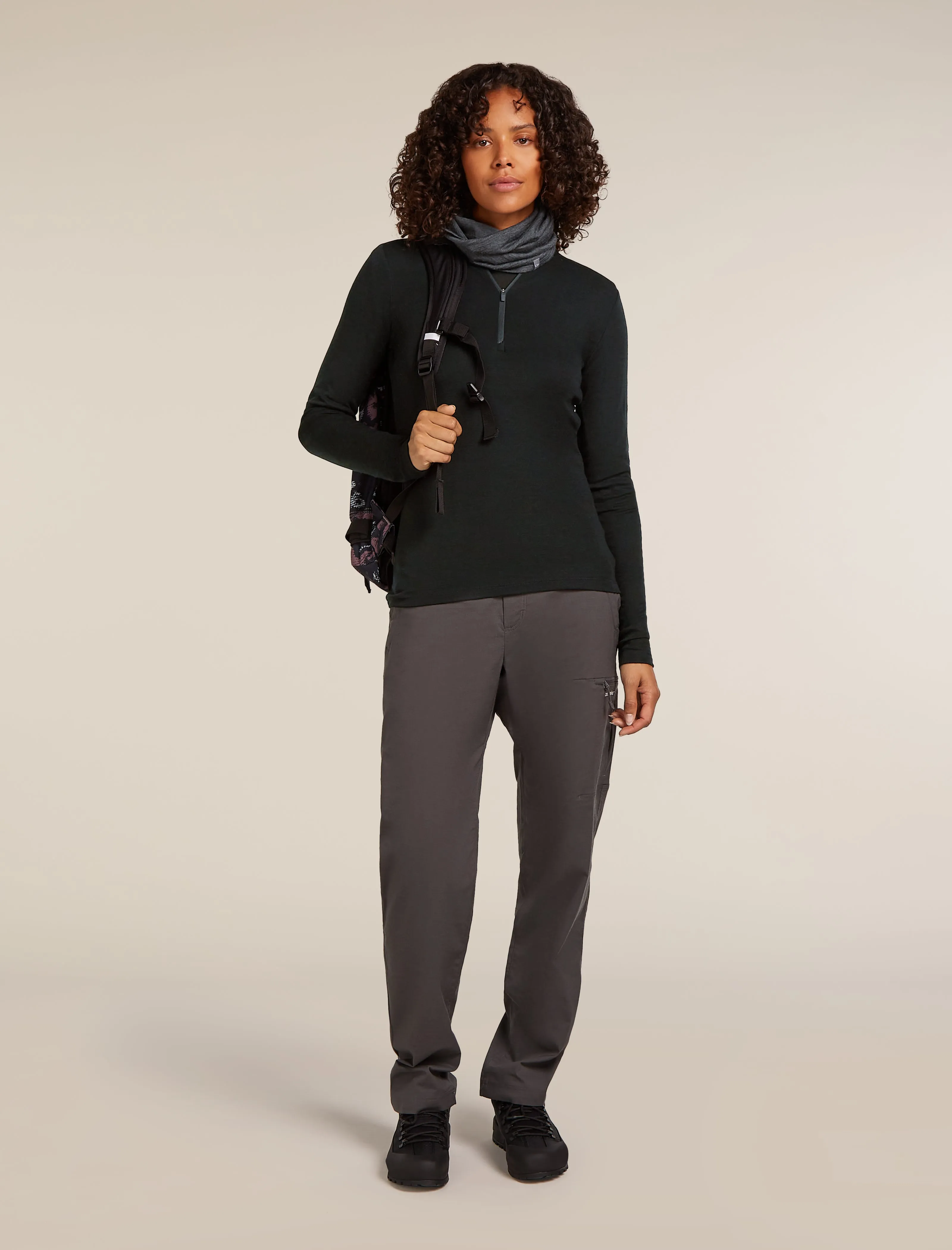 Women's Merino 175 Everyday Long Sleeve Half Zip Thermal Top sold by Icebreaker product image thumbnail 4