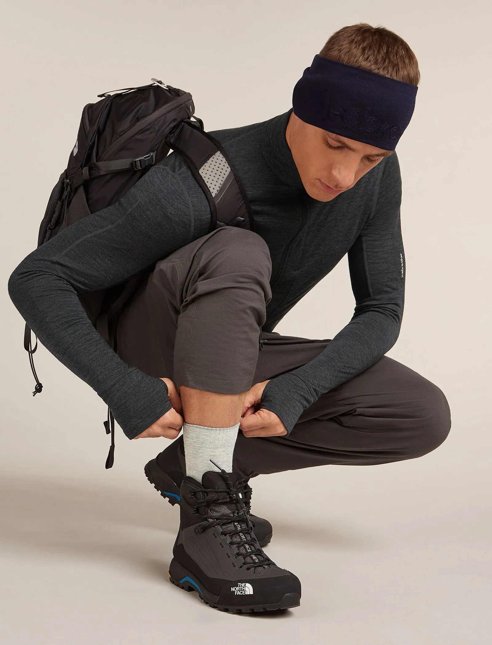 Men's Merino Hike+ Light Crew Socks sold by Icebreaker