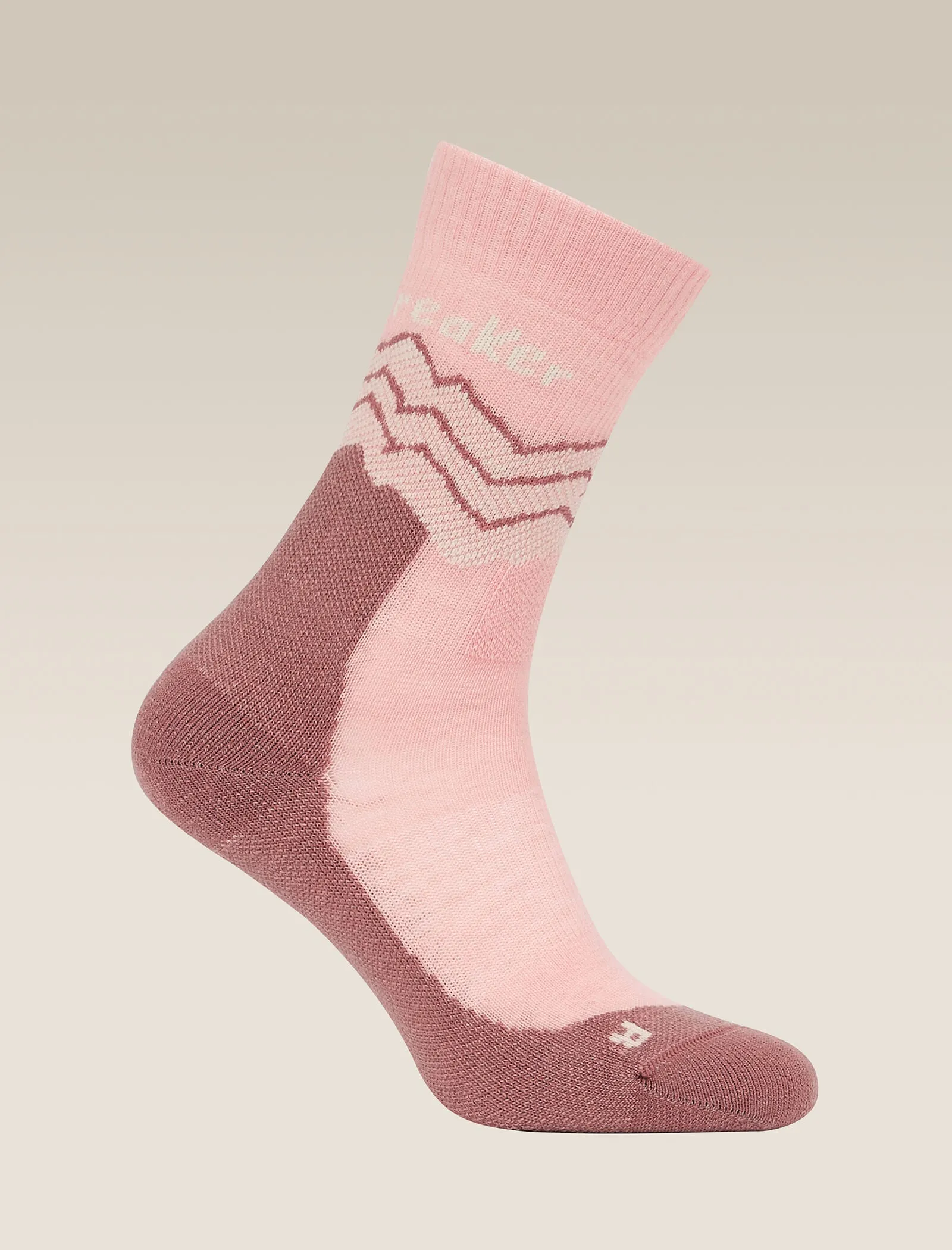 Women's Merino Hike+ Medium Crew Socks Across the Peaks sold by Icebreaker product image thumbnail 4