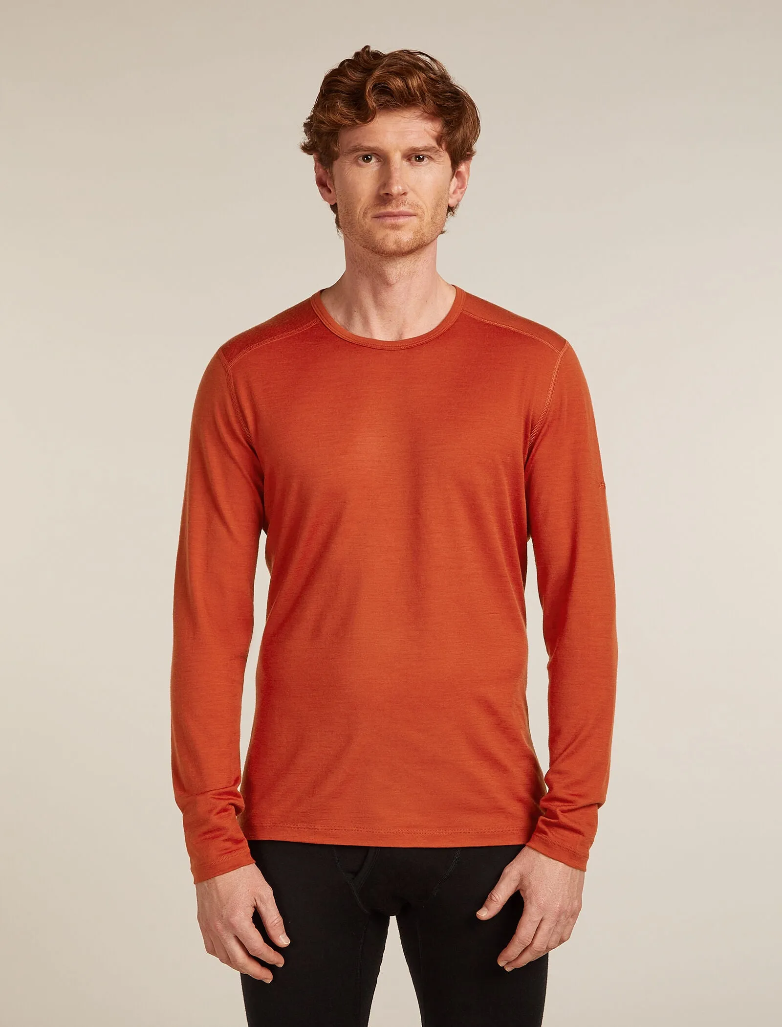 Men's Merino 200 Oasis Long Sleeve Crewe Thermal Top sold by Icebreaker