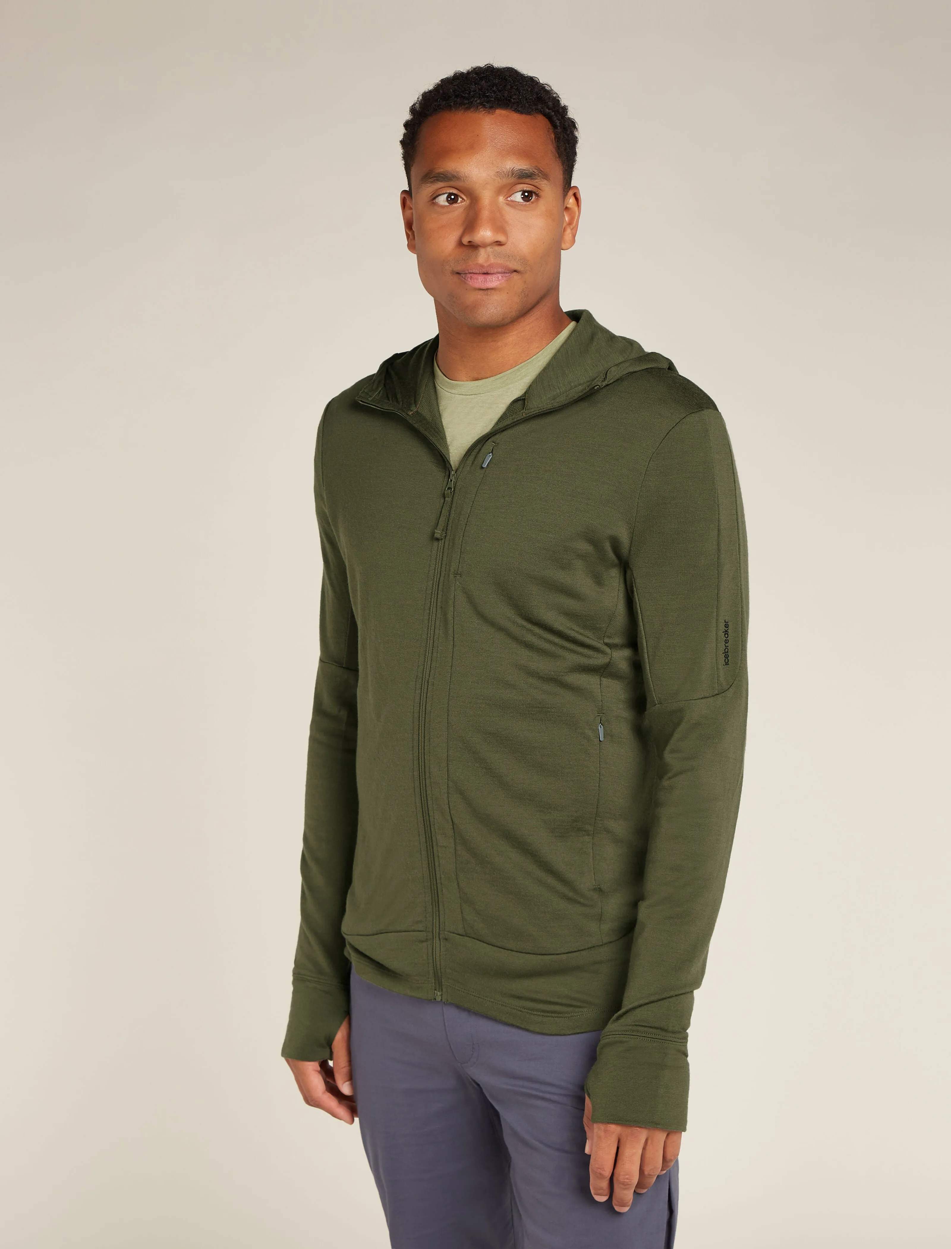 Men's Merino 260 Quantum Long Sleeve Zip Hoodie sold by Icebreaker