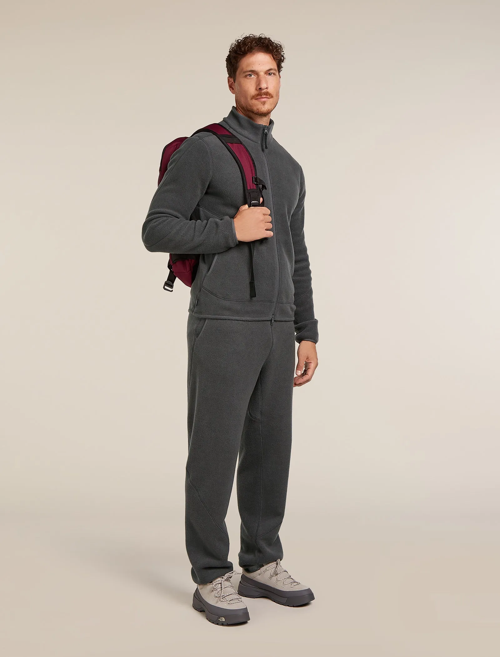 Men's Merino Blend 800 RealFleece™ Classic Pile Long Sleeve Zip Jacket sold by Icebreaker product image thumbnail 4