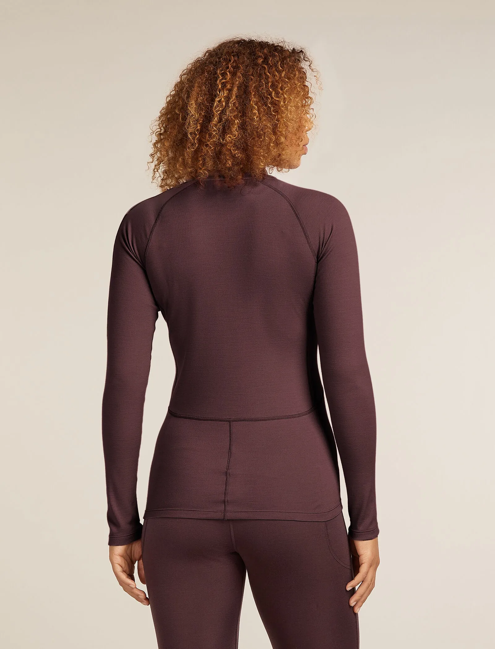 Women's 300 MerinoFine™ Polar Long Sleeve Half Zip Thermal Top sold by Icebreaker product image thumbnail 2