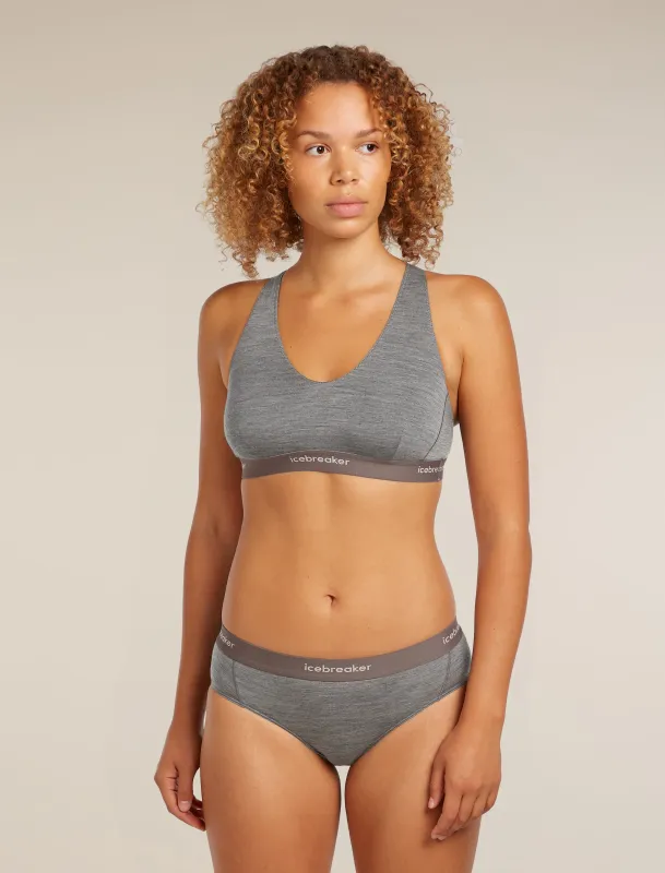 Women's Merino Blend 125 Cool-Lite™ Sprite Racerback Bra made by Icebreaker