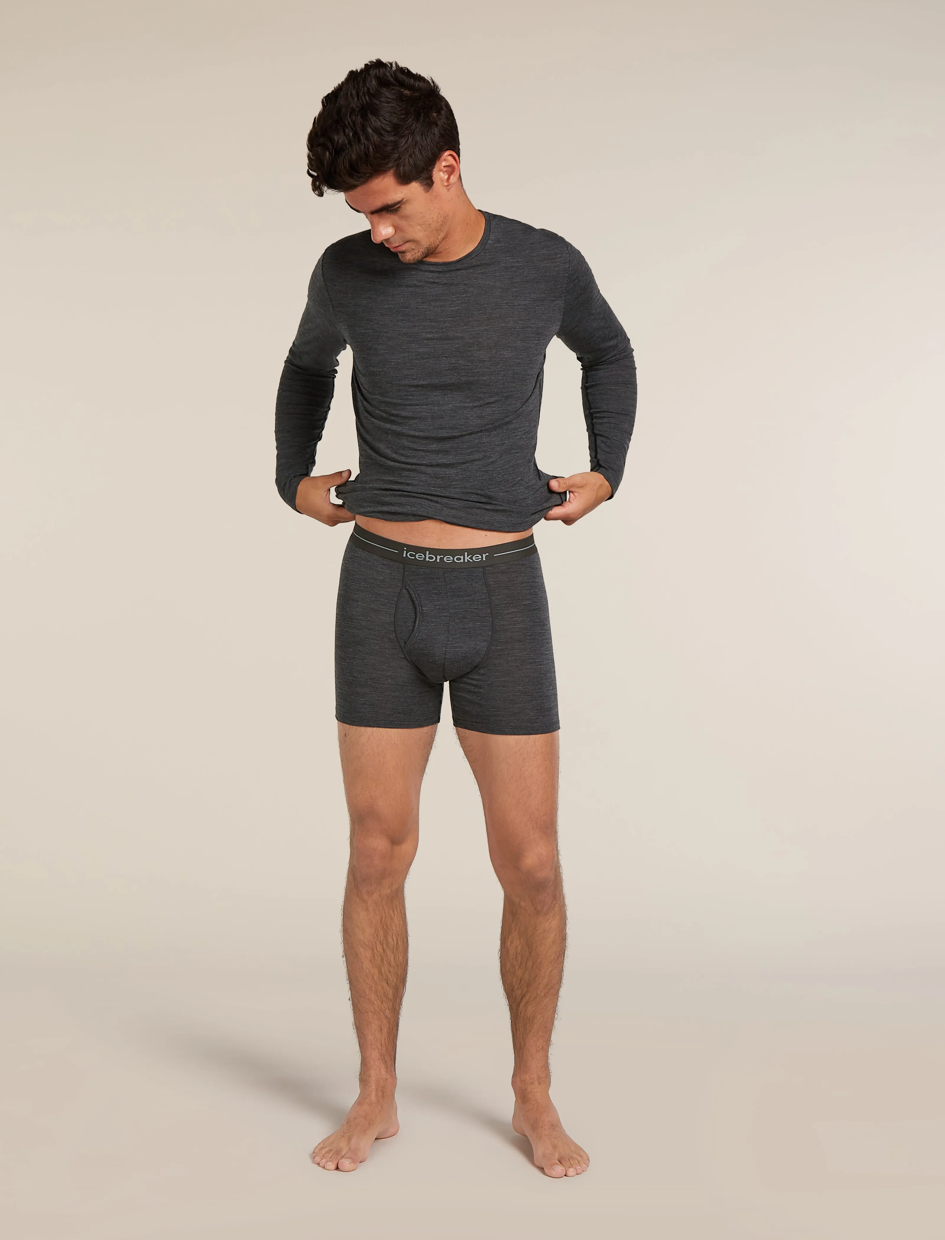 Men's Merino 150 Anatomica Long Sleeve Crewe Top sold by Icebreaker product image thumbnail 5