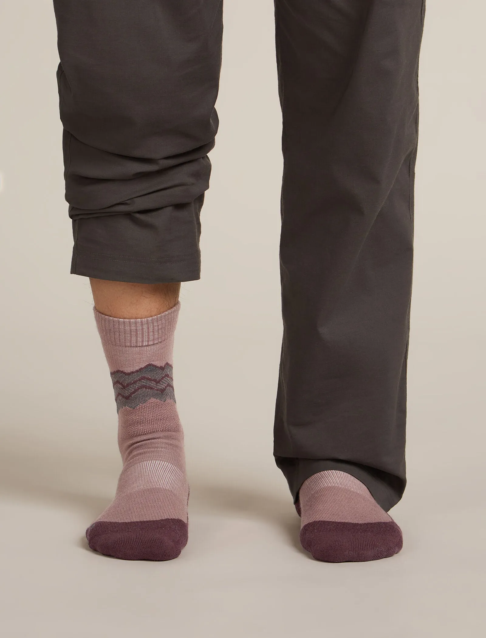 Men's Merino Hike+ Medium Crew Socks Across the Peaks sold by Icebreaker product image thumbnail 3
