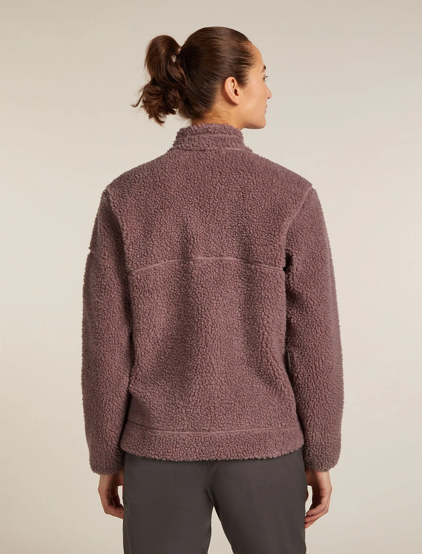 Women's Merino Blend 960 RealFleece™ High Pile Long Sleeve Zip Jacket sold by Icebreaker product image thumbnail 2