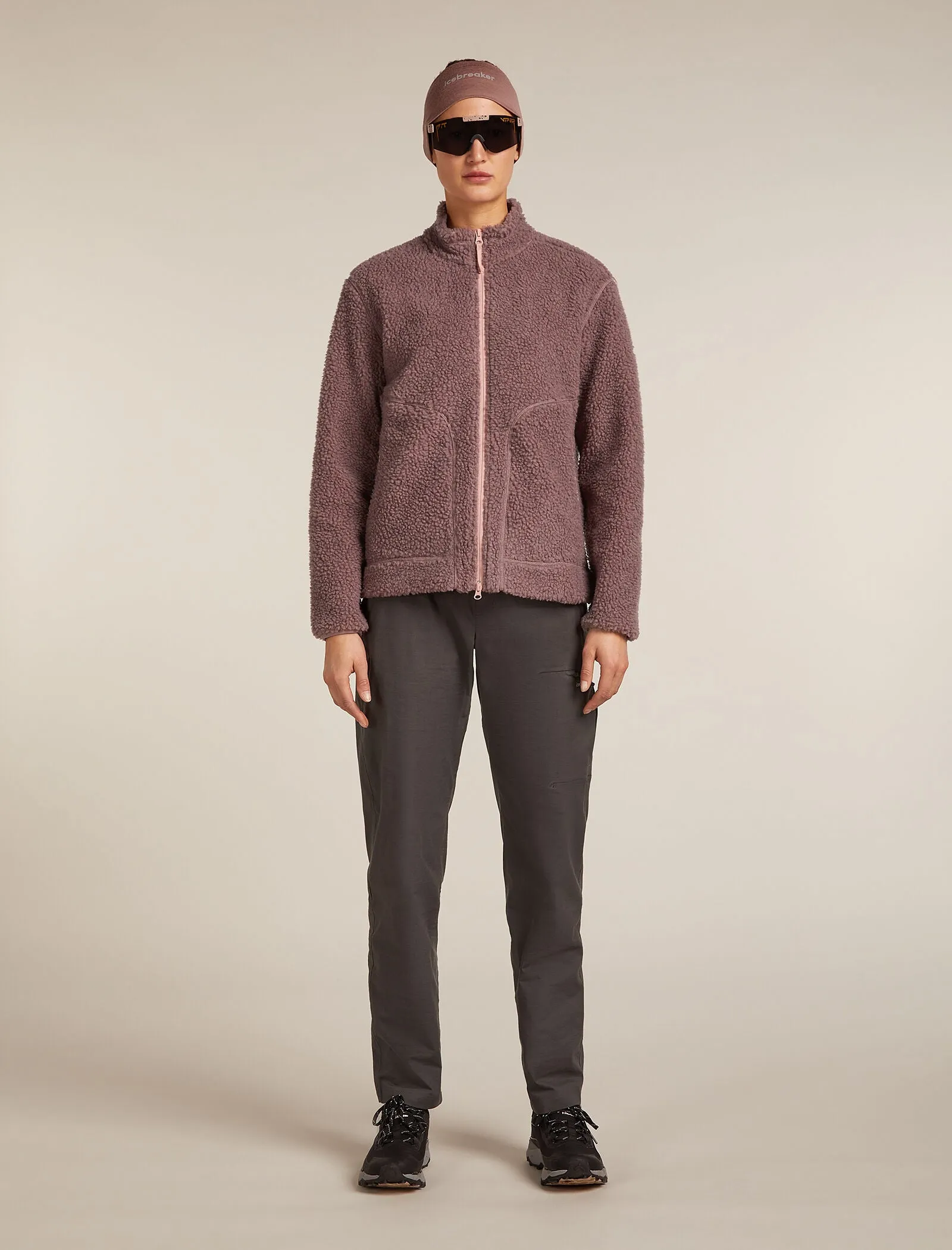 Women's Merino Blend 960 RealFleece™ High Pile Long Sleeve Zip Jacket sold by Icebreaker product image thumbnail 4