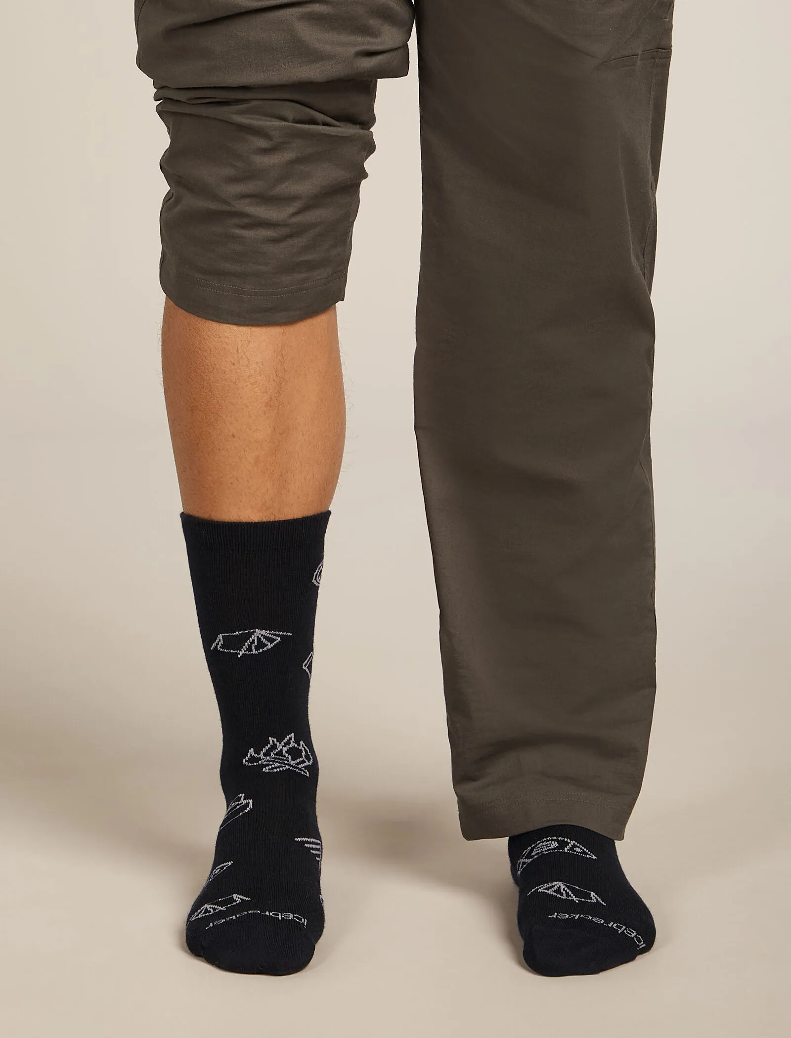 Men's Merino Lifestyle Ultralight Crew Socks Camp Essentials sold by Icebreaker product image thumbnail 3