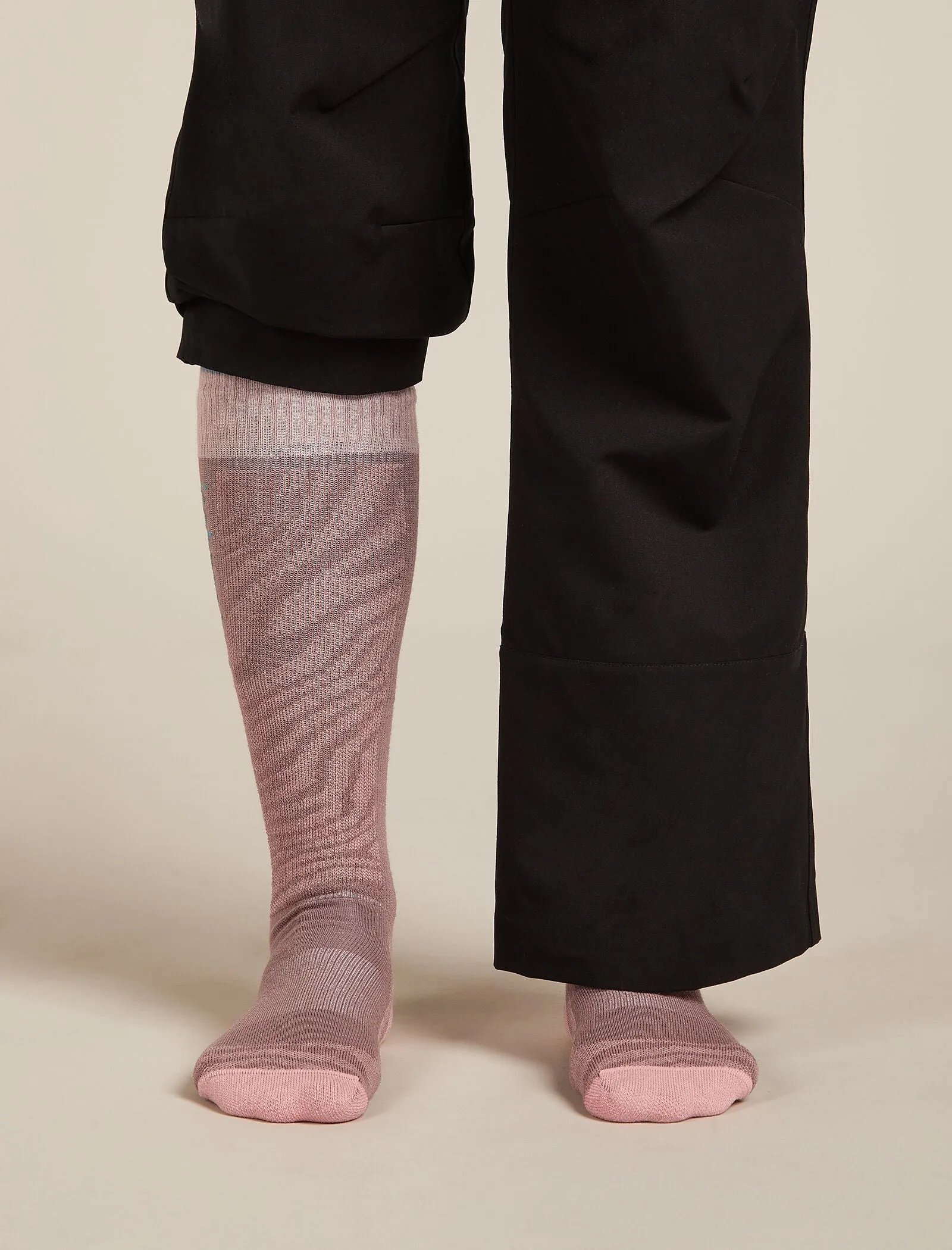 Women's Merino Ski+ Light Over The Calf Socks Mountain Contour sold by Icebreaker product image thumbnail 3