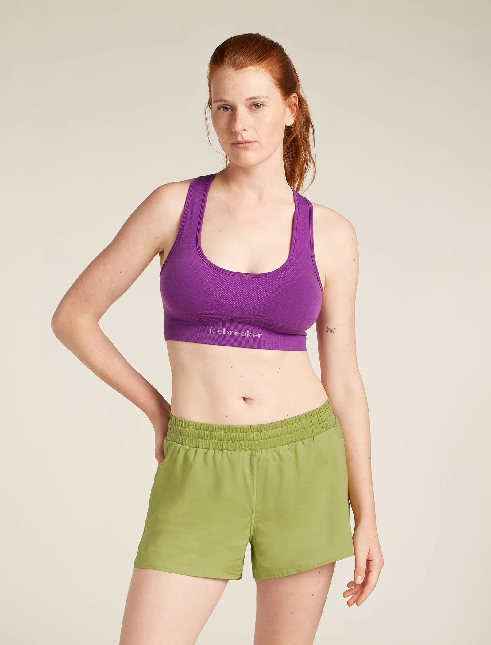 Women's Merino Blend 260 ZoneKnit™ Seamless Bra sold by Icebreaker