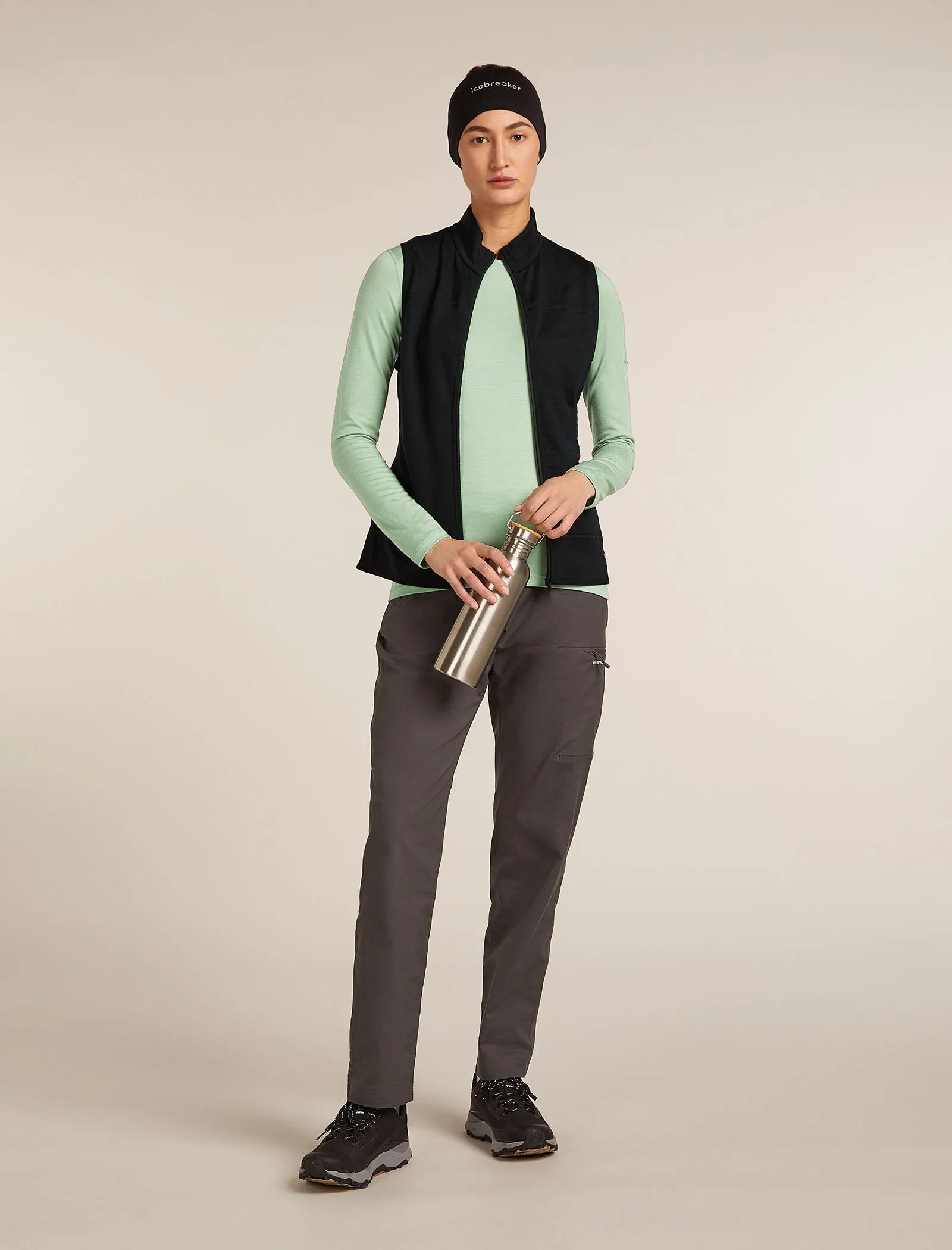 Women's Merino Blend 300 RealFleece™ Descender Vest sold by Icebreaker product image thumbnail 4