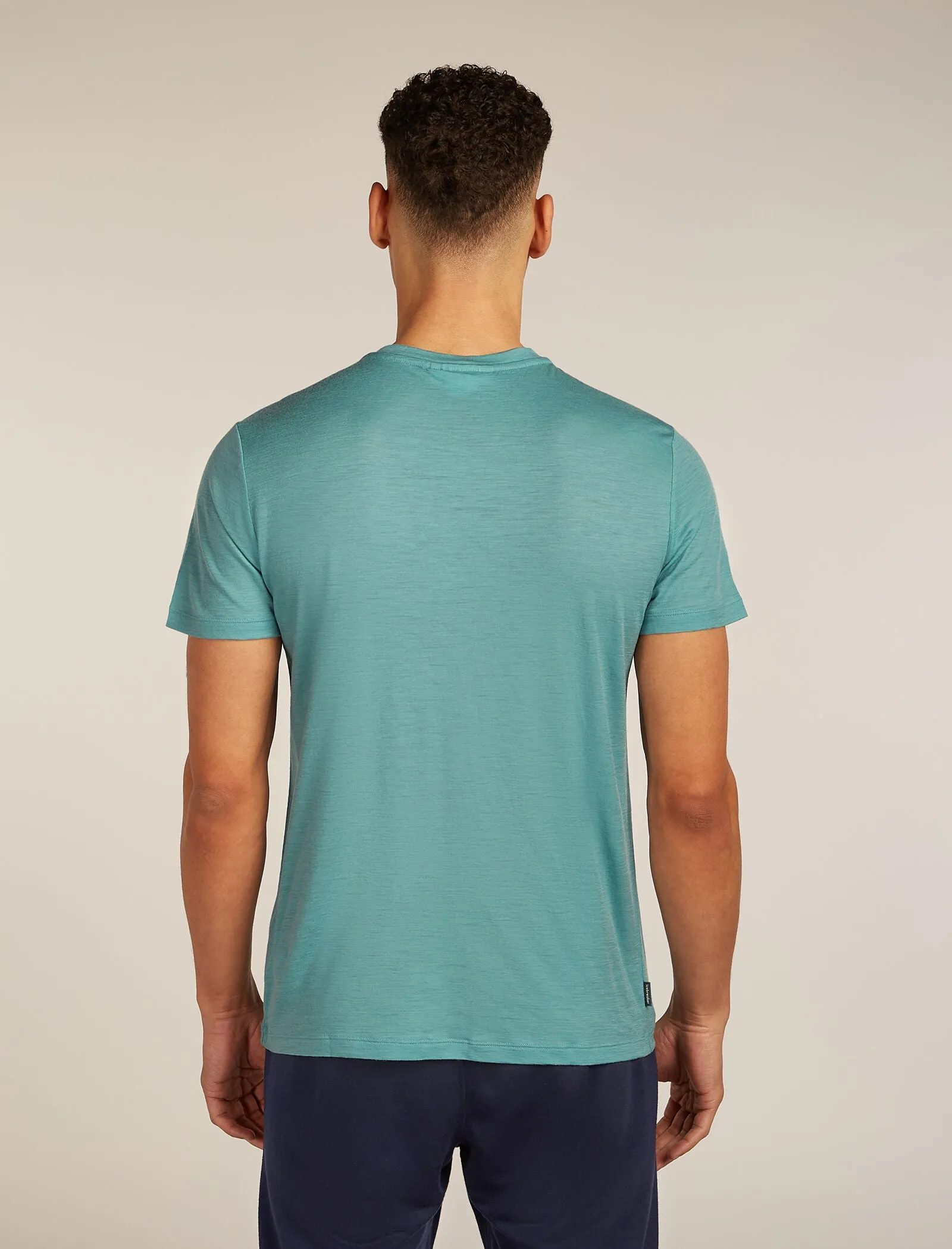 Men's Merino 150 Tech Lite Short Sleeve T-Shirt IB Wordmark sold by Icebreaker product image thumbnail 2