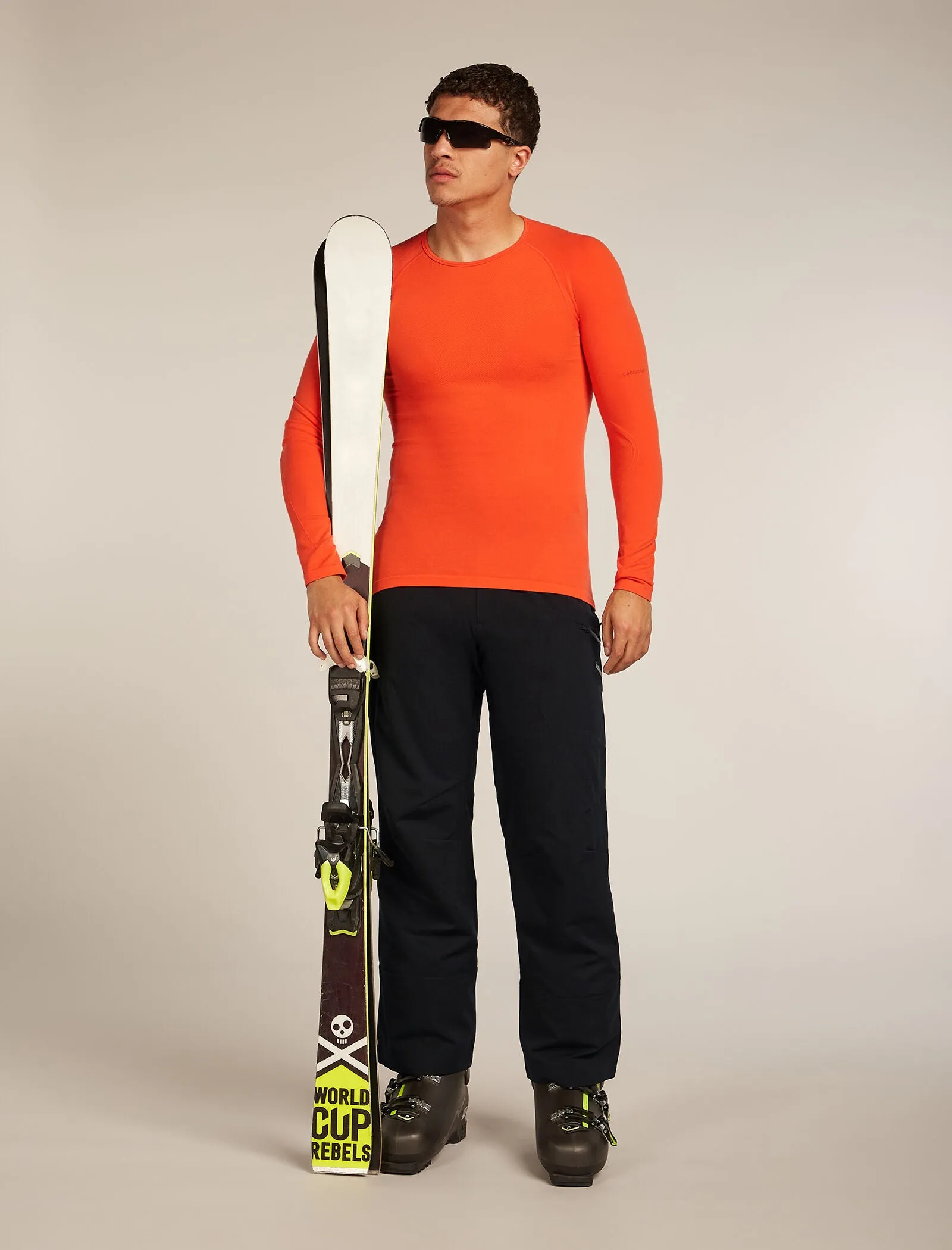 Men's Merino Blend 260 ZoneKnit™ Seamless Long Sleeve Crewe Thermal Top sold by Icebreaker product image thumbnail 4