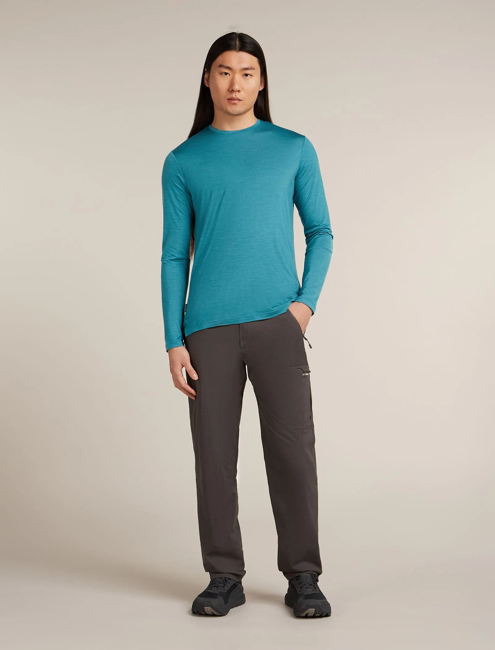 Men's Merino Blend 125 Cool-Lite™ Sphere Long Sleeve T-Shirt sold by Icebreaker product image thumbnail 3