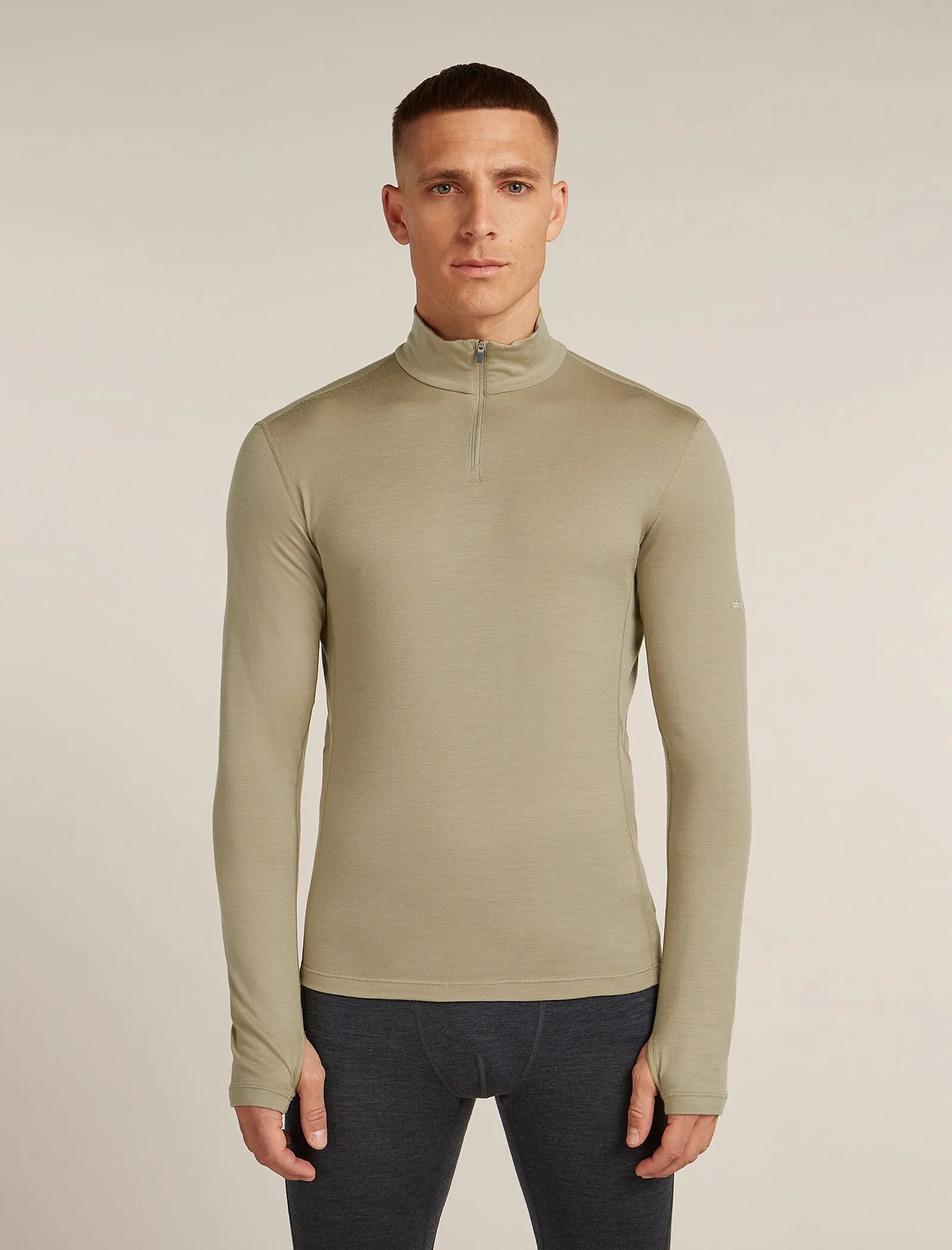 Men's 200 MerinoFine™ Ace Long Sleeve Half Zip Thermal Top sold by Icebreaker