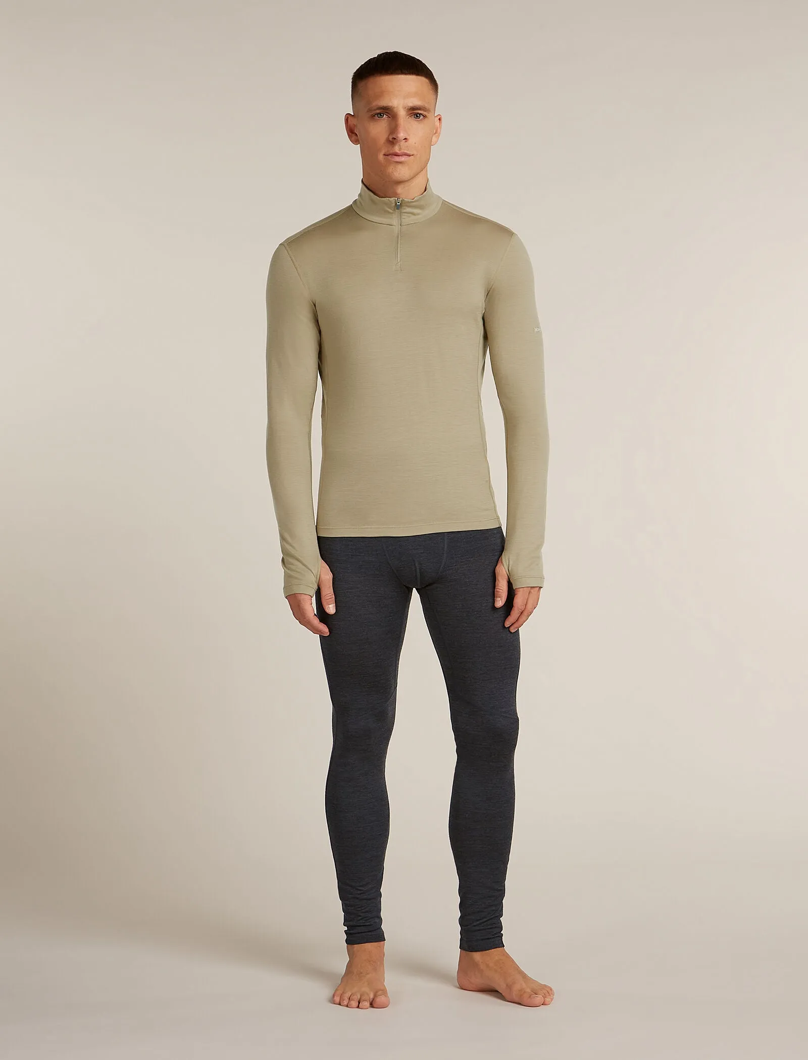 Men's 200 MerinoFine™ Ace Long Sleeve Half Zip Thermal Top sold by Icebreaker product image thumbnail 3