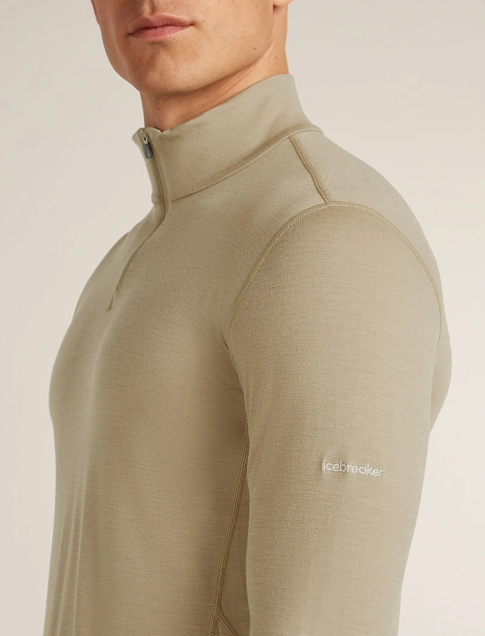 Men's 200 MerinoFine™ Ace Long Sleeve Half Zip Thermal Top sold by Icebreaker product image thumbnail 5