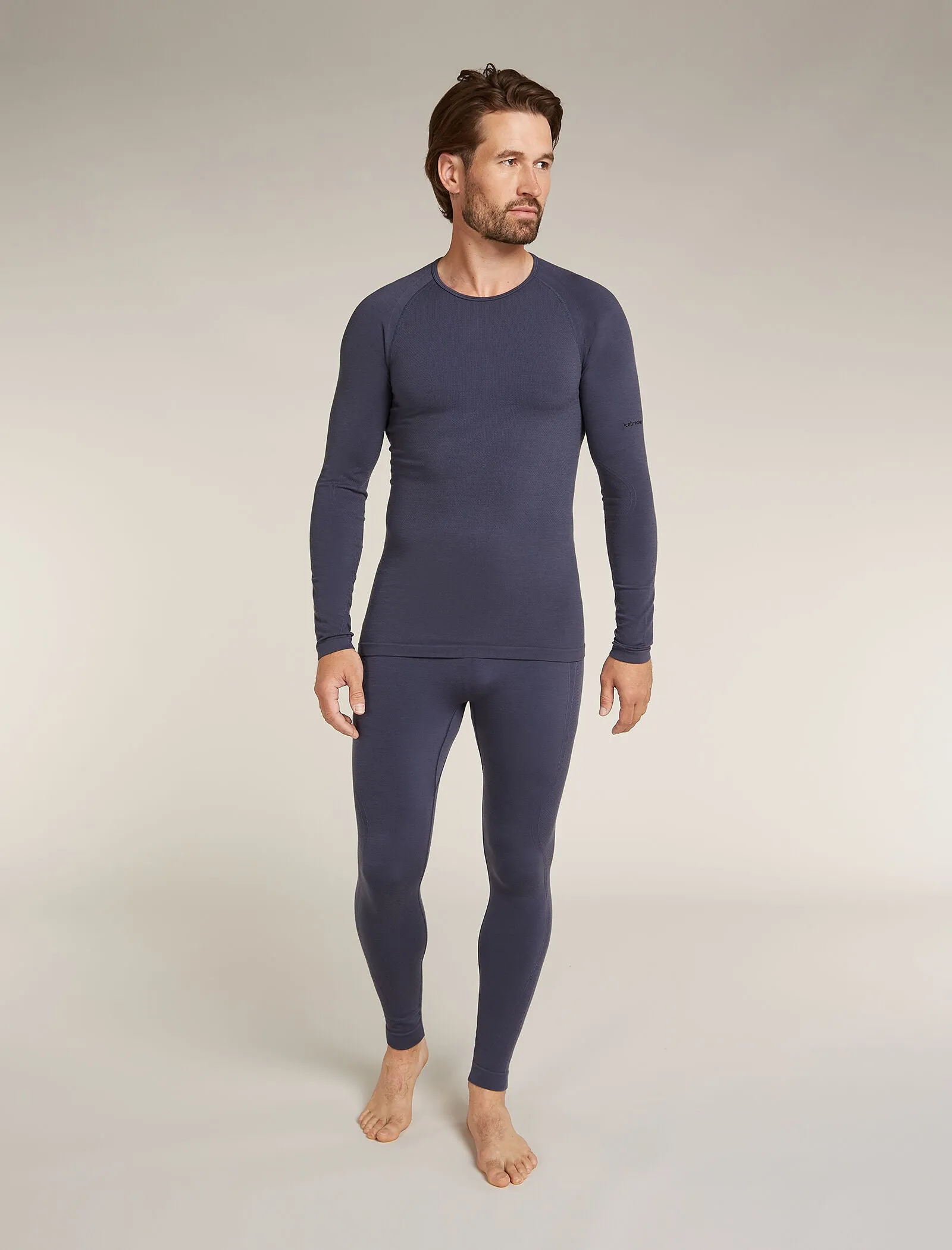 Men's Merino Blend 260 ZoneKnit™ Seamless Long Sleeve Crewe Thermal Top sold by Icebreaker product image thumbnail 3