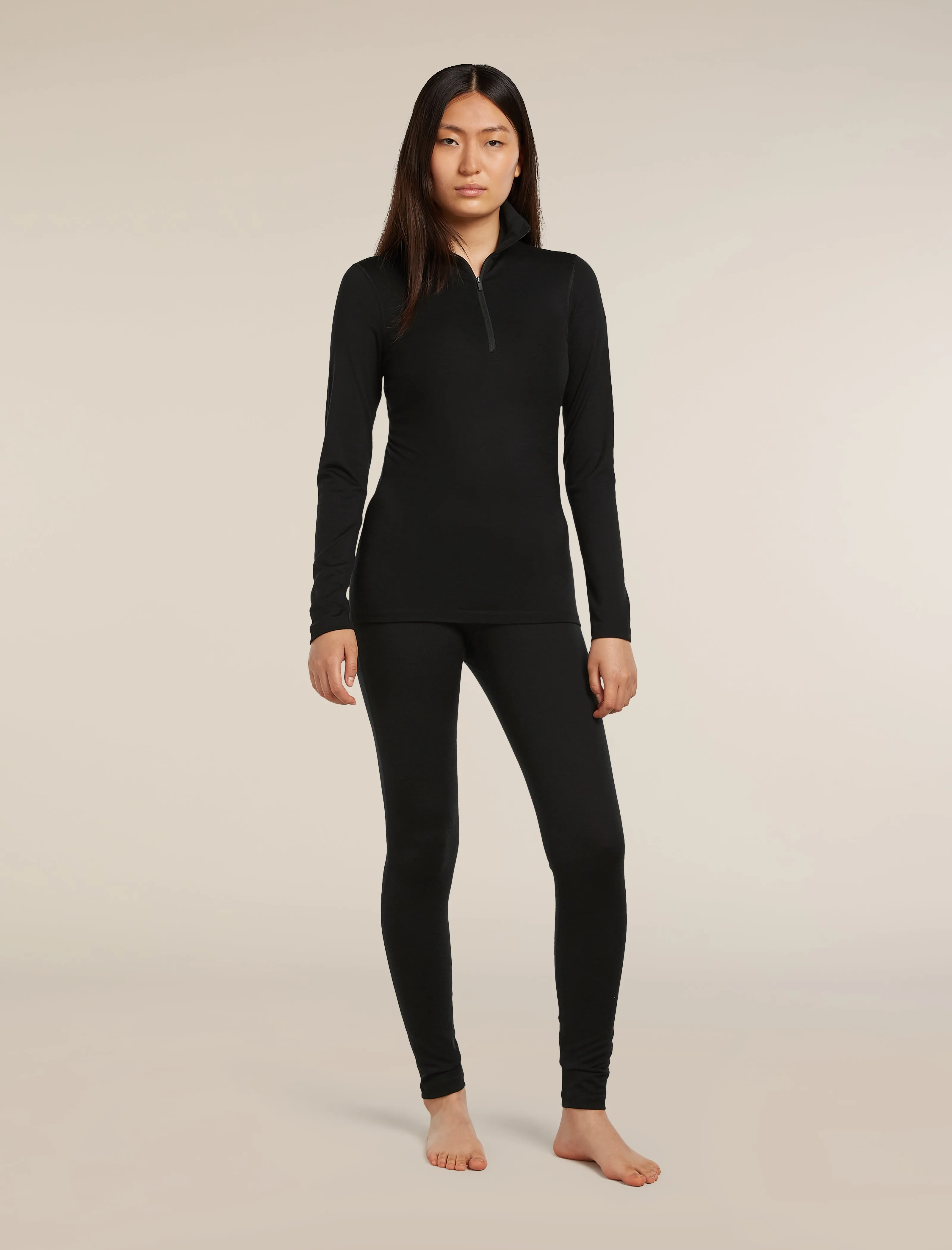 Women's Merino 200 Oasis Long Sleeve Half Zip Thermal Top sold by Icebreaker product image thumbnail 3