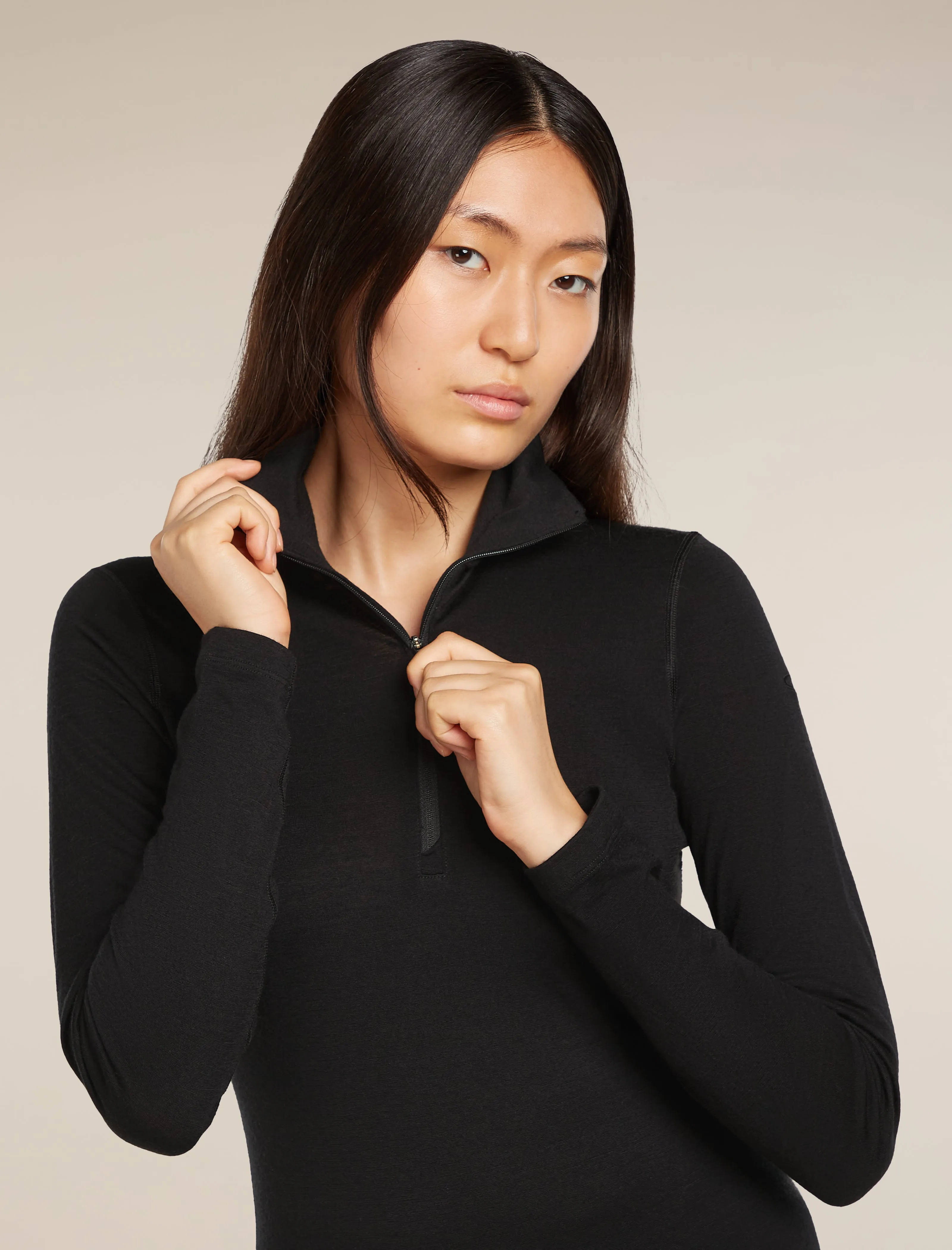 Women's Merino 200 Oasis Long Sleeve Half Zip Thermal Top sold by Icebreaker product image thumbnail 5