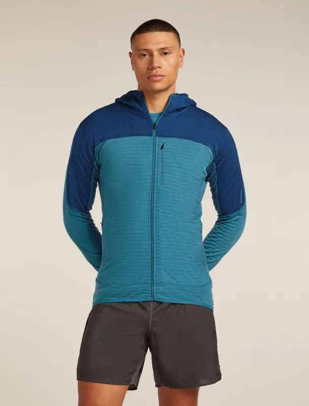 Men's Merino Blend 300 RealFleece™ Descender Long Sleeve Zip Hoodie sold by Icebreaker