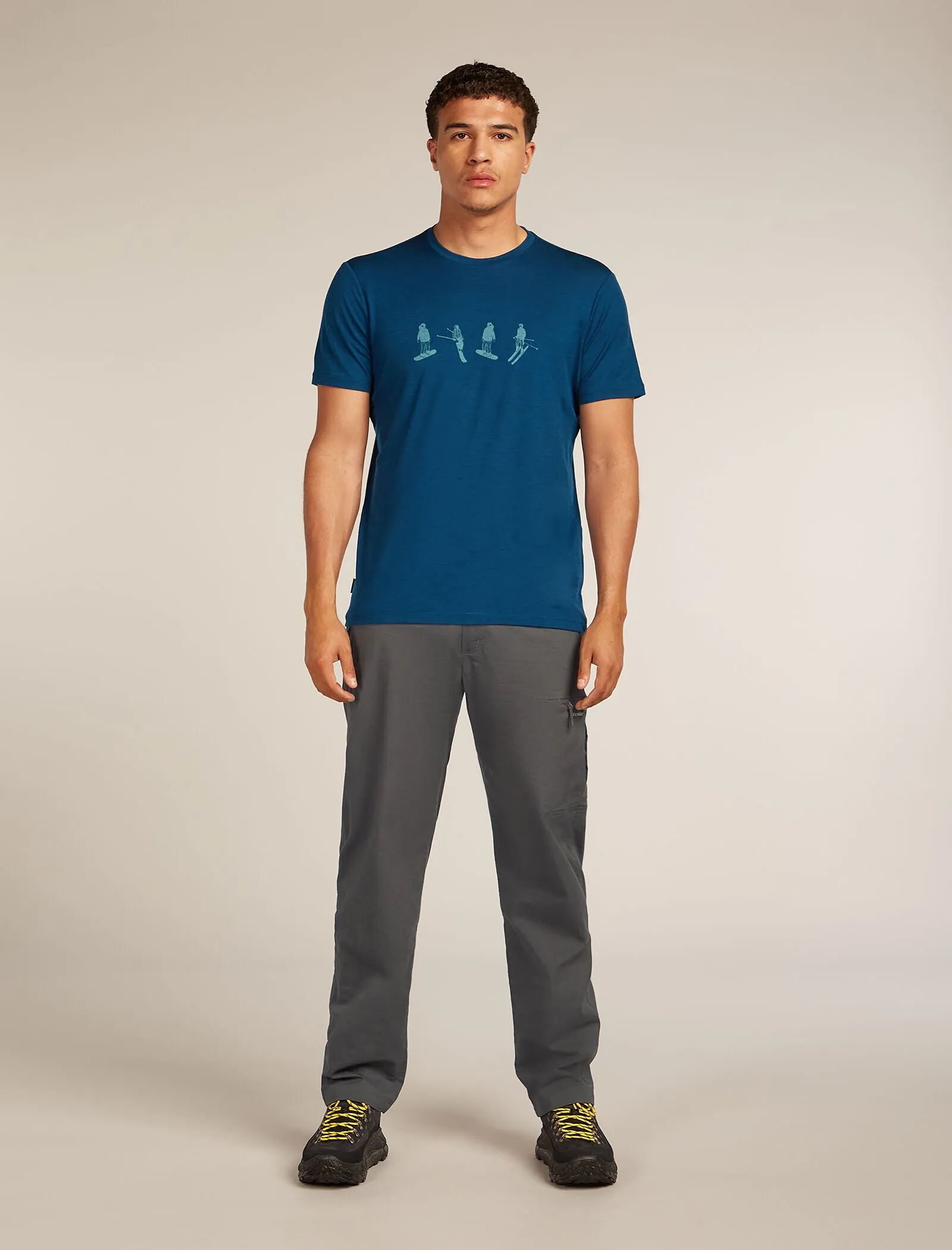 Men's Merino 150 Tech Lite Short Sleeve T-Shirt Snow Day sold by Icebreaker product image thumbnail 3
