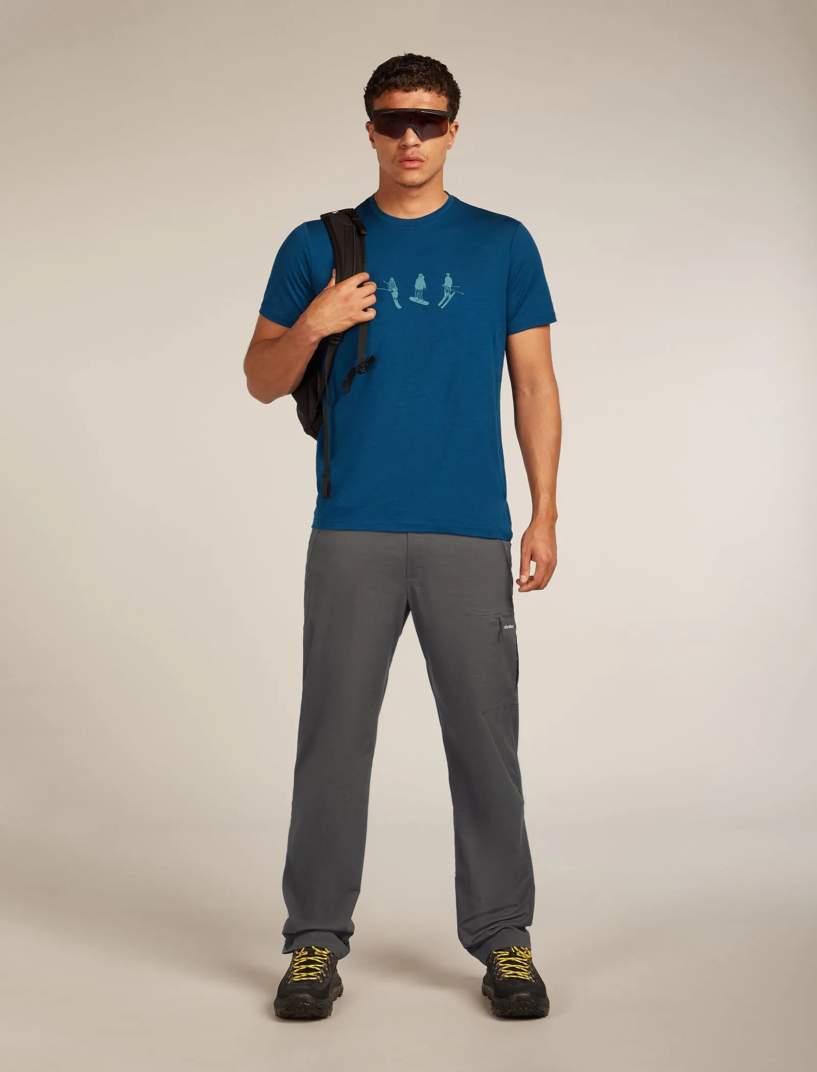 Men's Merino 150 Tech Lite Short Sleeve T-Shirt Snow Day sold by Icebreaker product image thumbnail 4