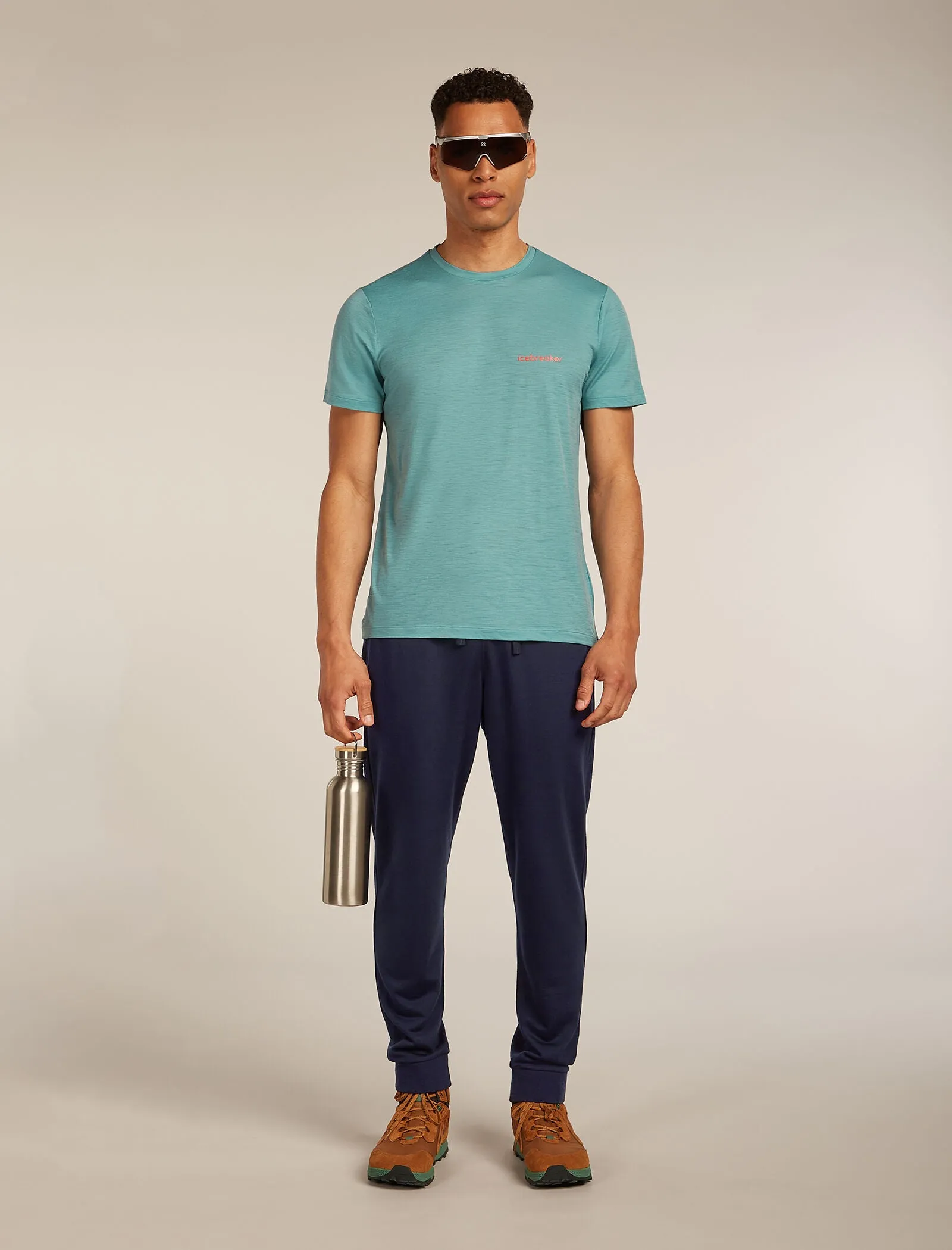 Men's Merino 150 Tech Lite Short Sleeve T-Shirt IB Wordmark sold by Icebreaker product image thumbnail 4