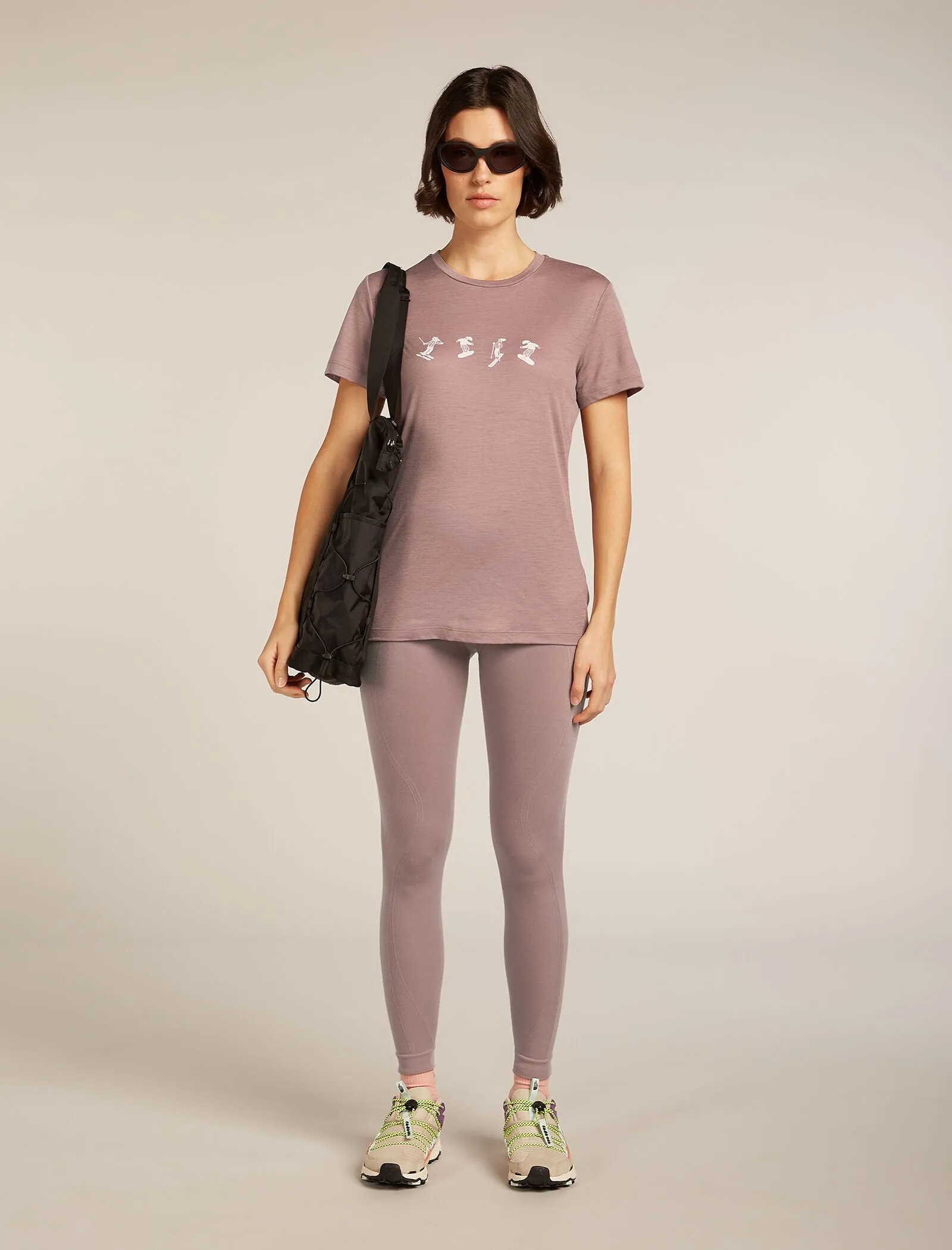 Women's Merino 150 Tech Lite Short Sleeve T-Shirt Snow Day sold by Icebreaker product image thumbnail 4