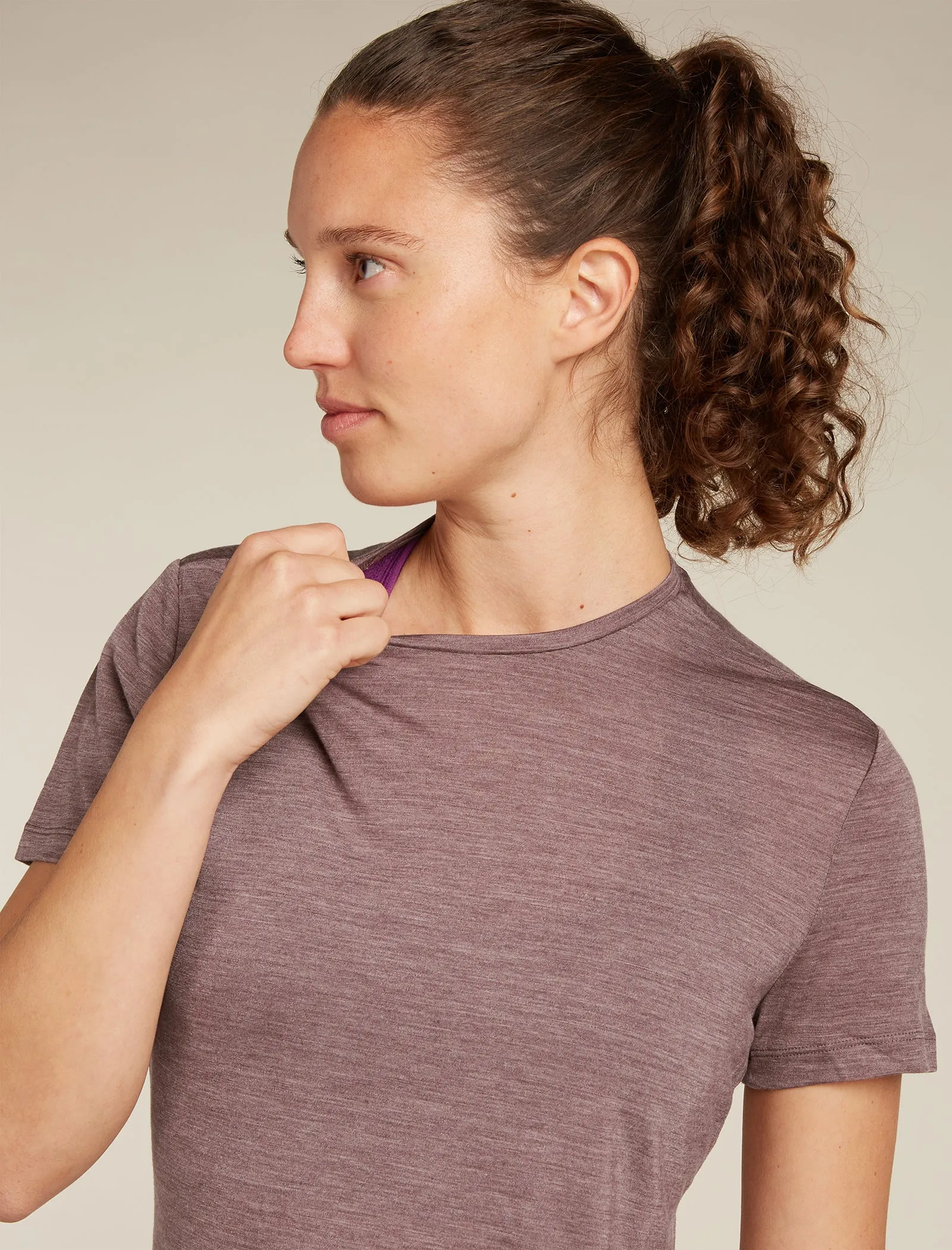 Women's Merino Blend 125 Cool-Lite™ Sphere Short Sleeve T-Shirt sold by Icebreaker product image thumbnail 5