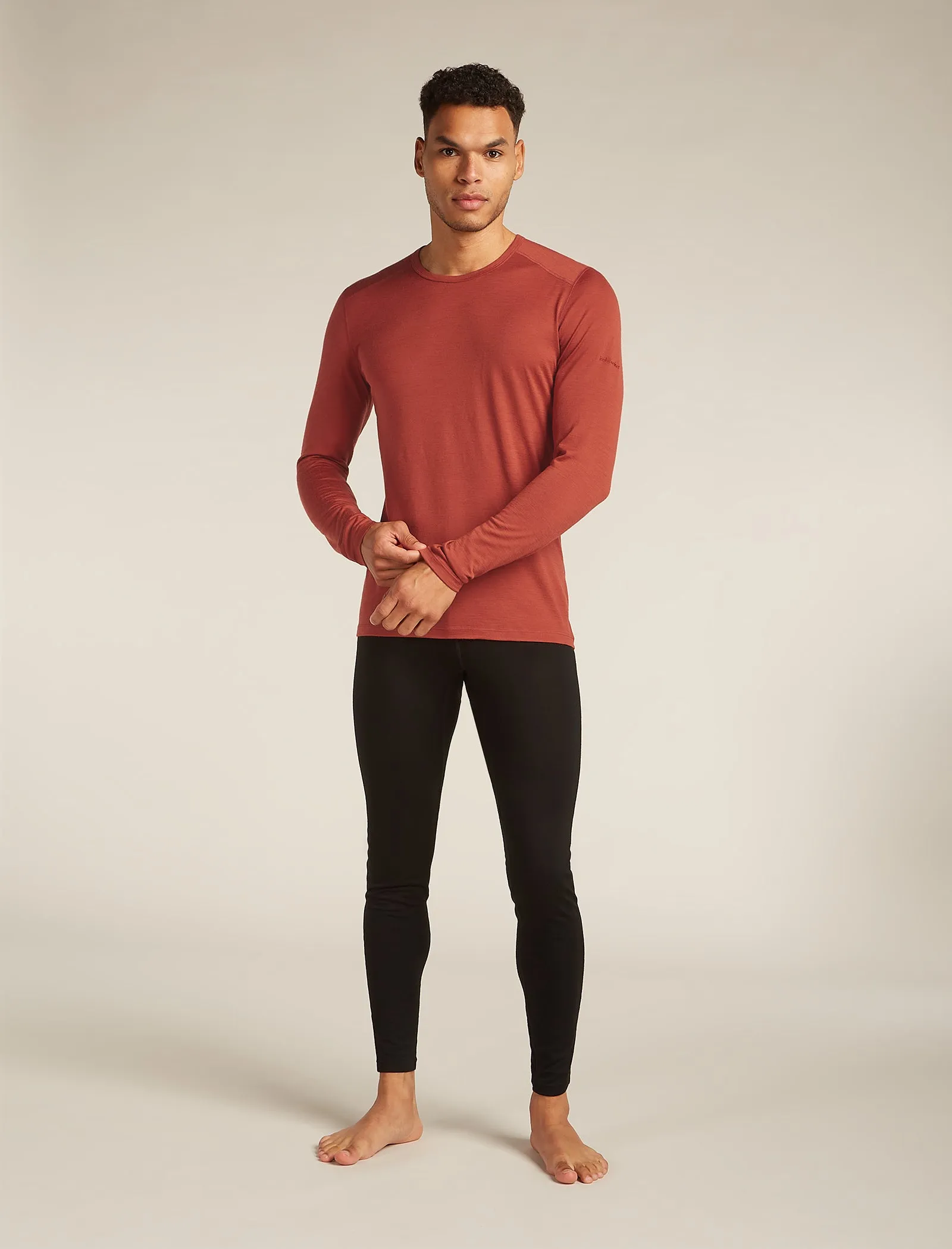 Men's Merino 200 Oasis Long Sleeve Crewe Thermal Top sold by Icebreaker product image thumbnail 3