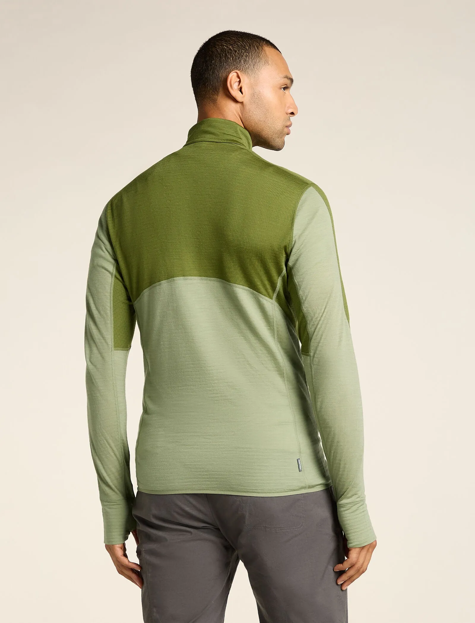 Men's Merino Blend 200 Realfleece™ Descender Long Sleeve Half Zip Top sold by Icebreaker product image thumbnail 2