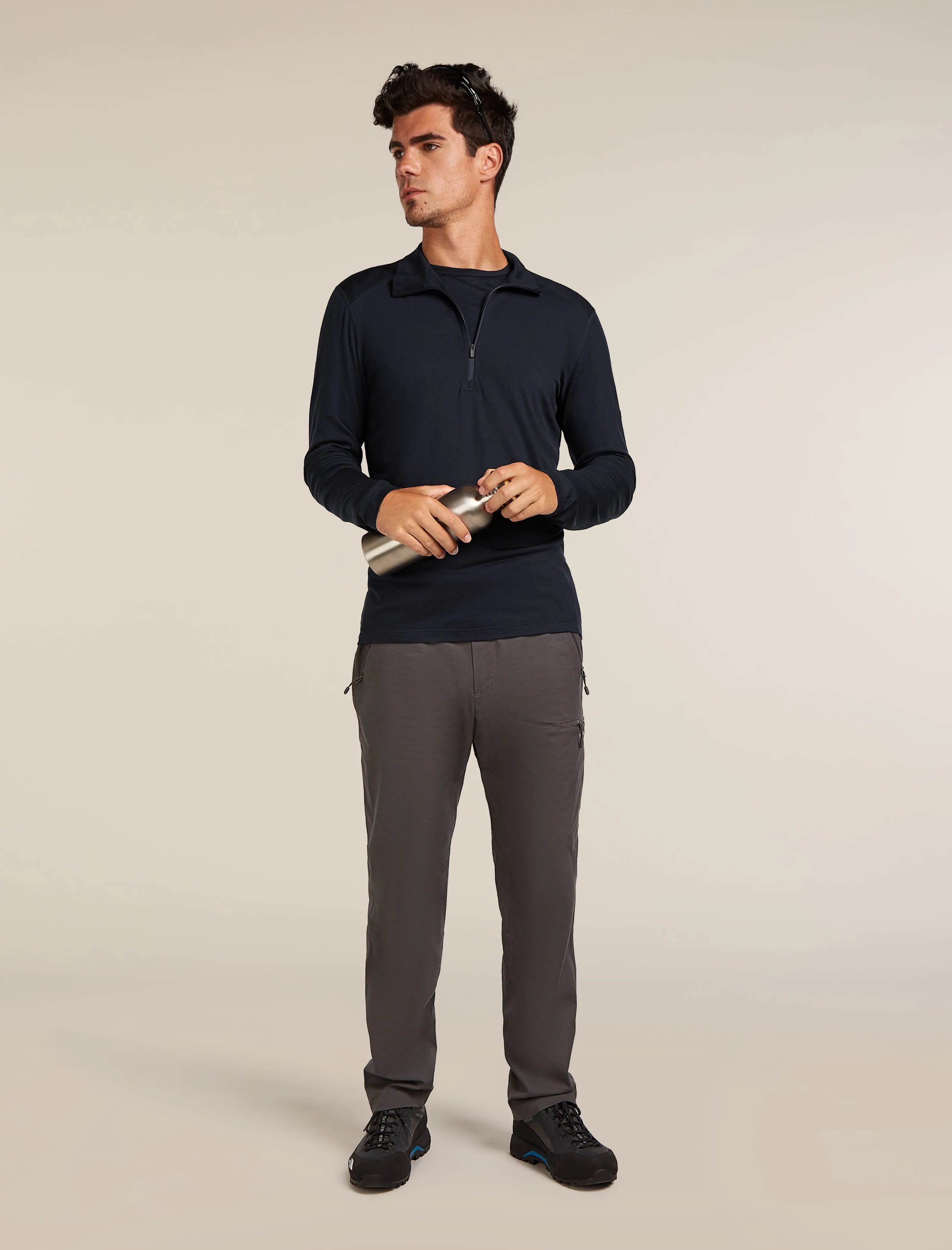Men's Merino 200 Oasis Long Sleeve Half Zip Thermal Top sold by Icebreaker product image thumbnail 3
