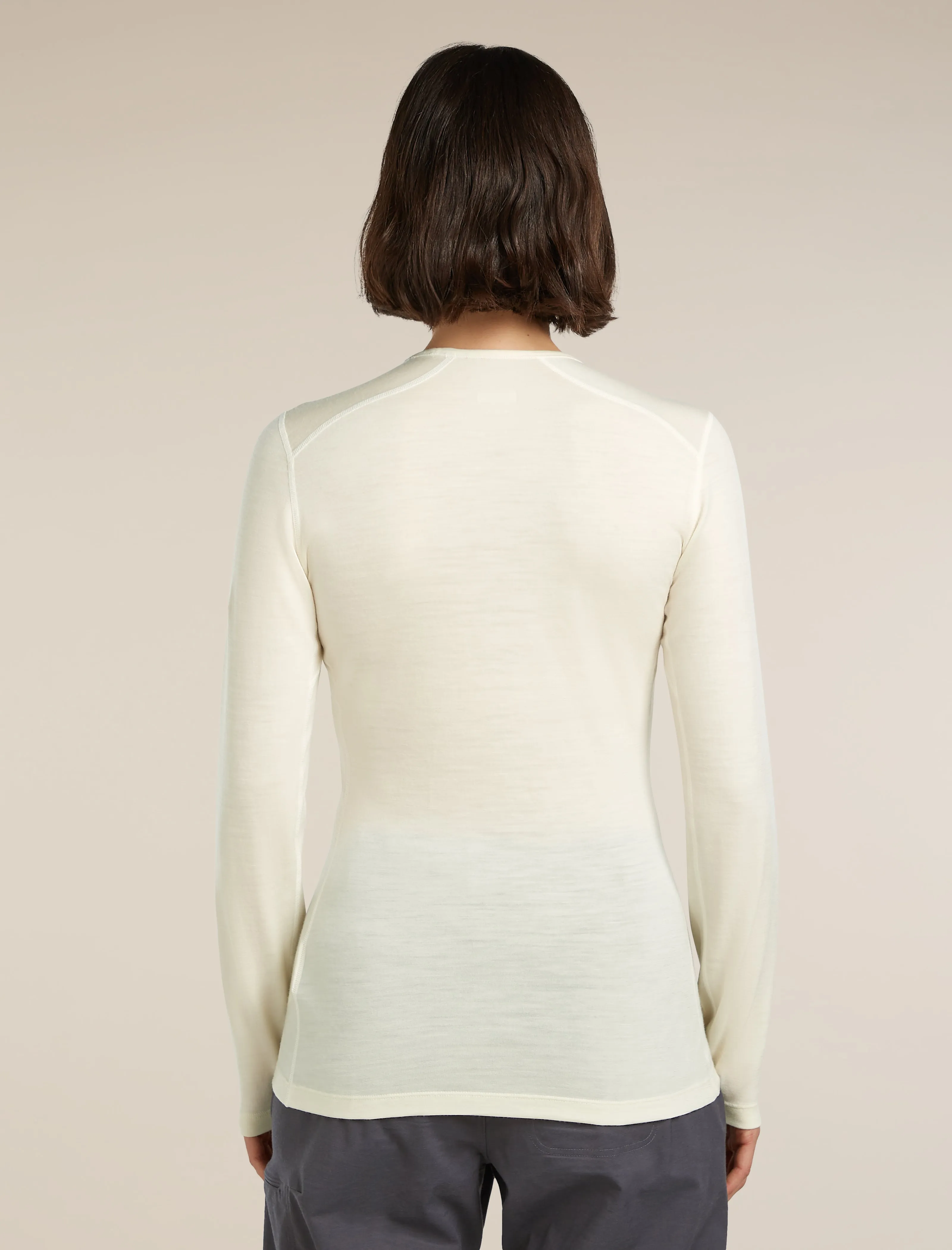 Women's Merino 200 Oasis Long Sleeve Crewe Thermal Top sold by Icebreaker product image thumbnail 2