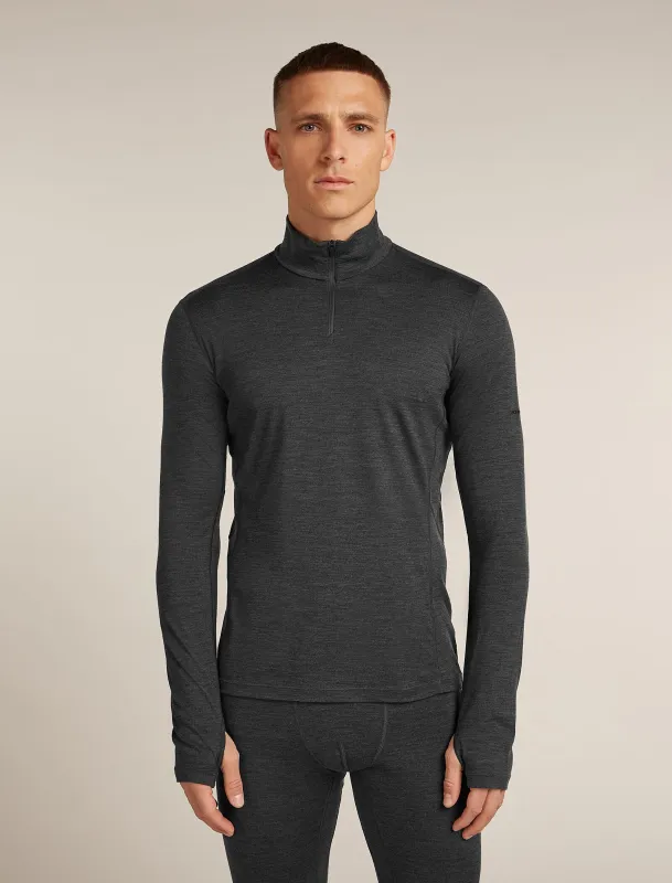 Men's 200 MerinoFine™ Ace Long Sleeve Half Zip Thermal Top sold by Icebreaker