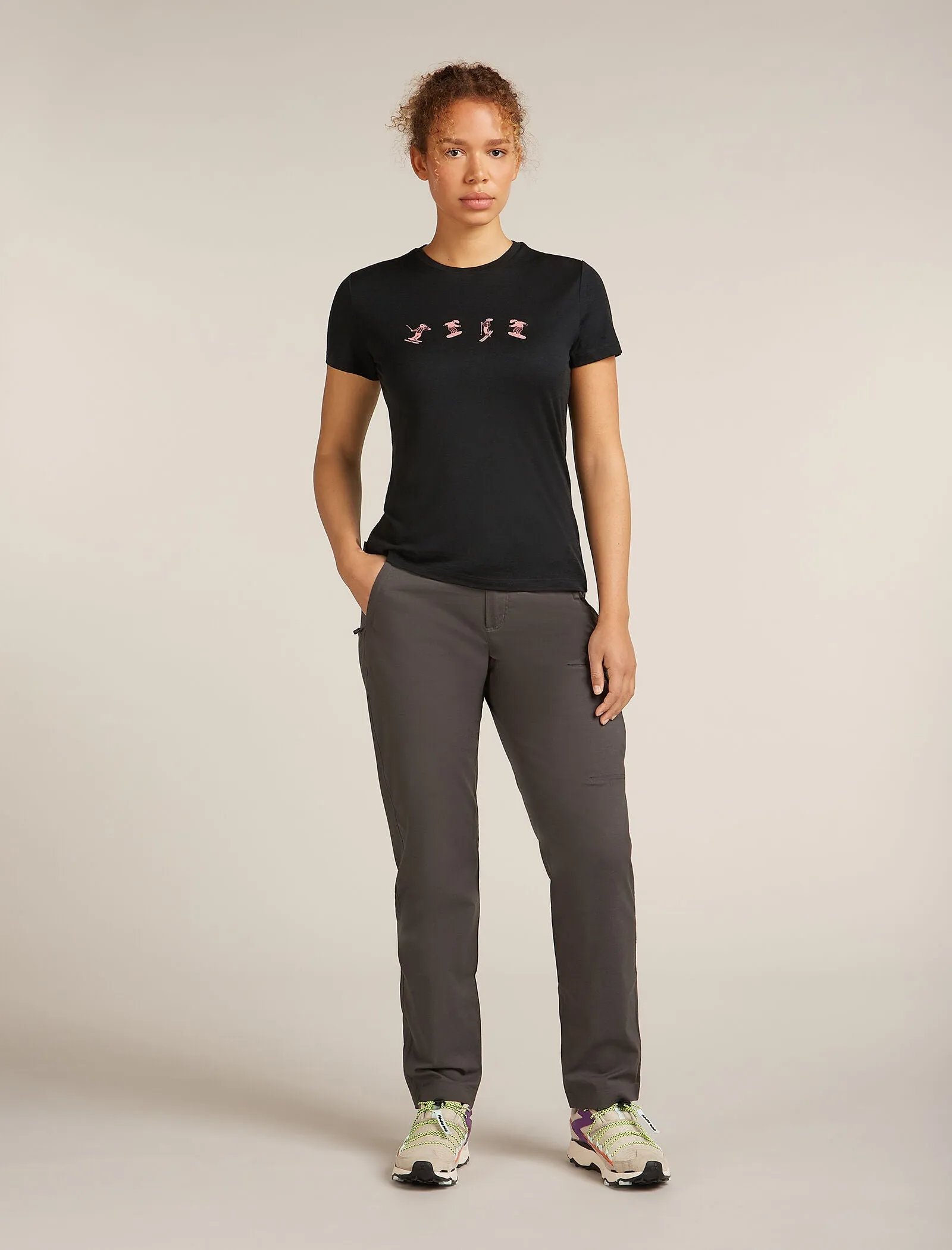 Women's Merino 150 Tech Lite Short Sleeve T-Shirt Snow Day sold by Icebreaker product image thumbnail 3